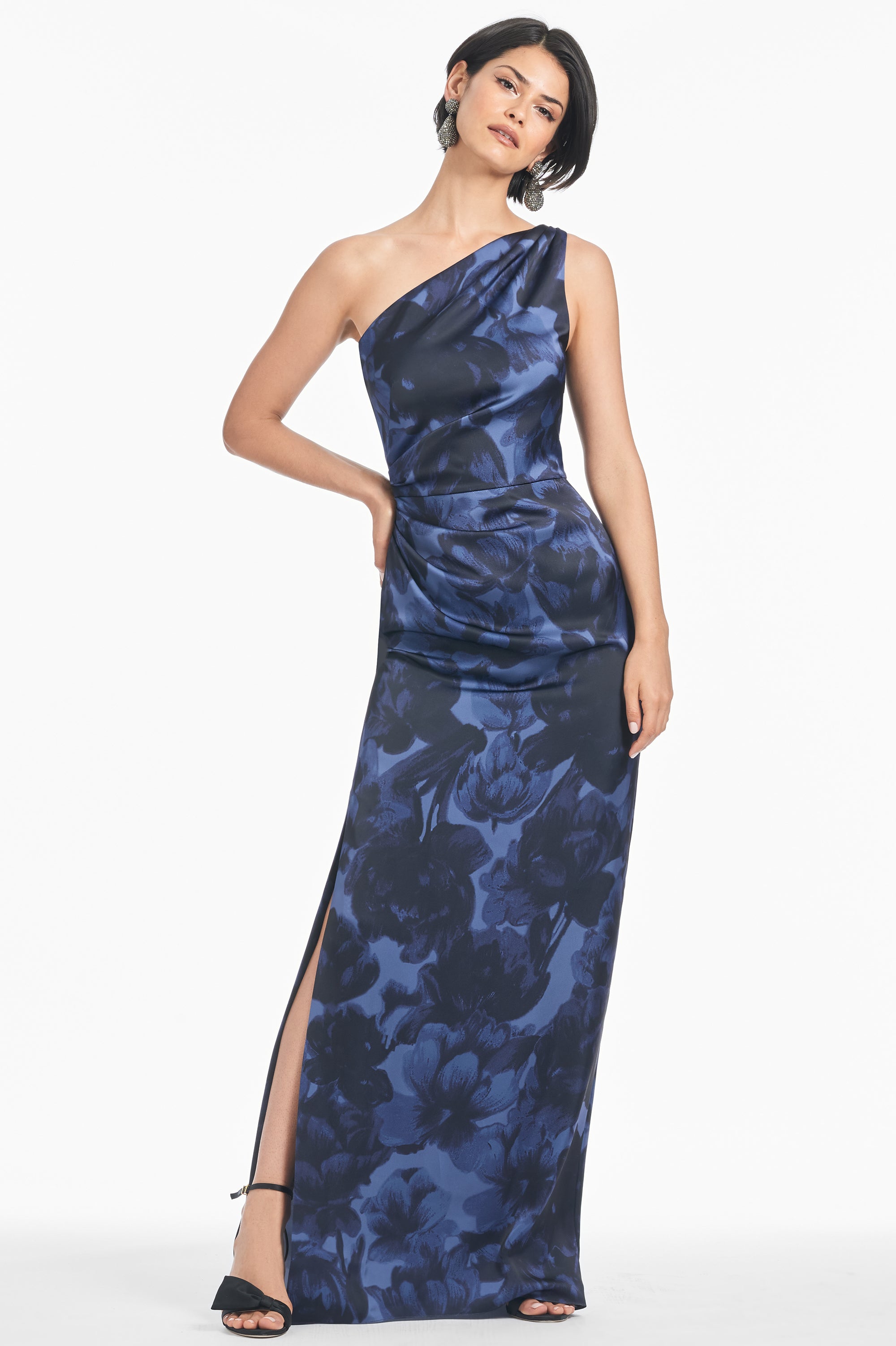 Delancy Gown - Deep Ocean Bouquet