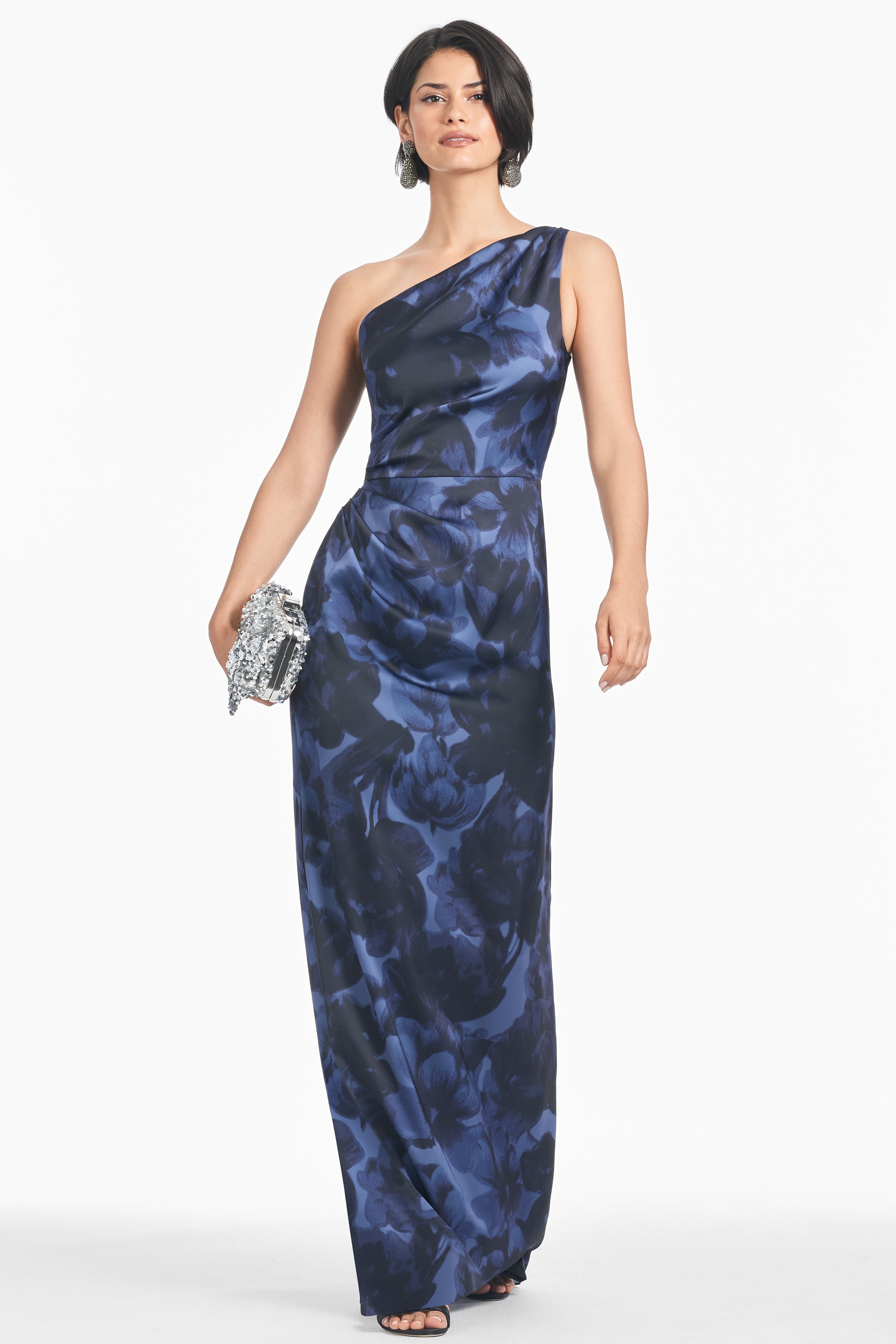 Delancy Gown - Deep Ocean Bouquet