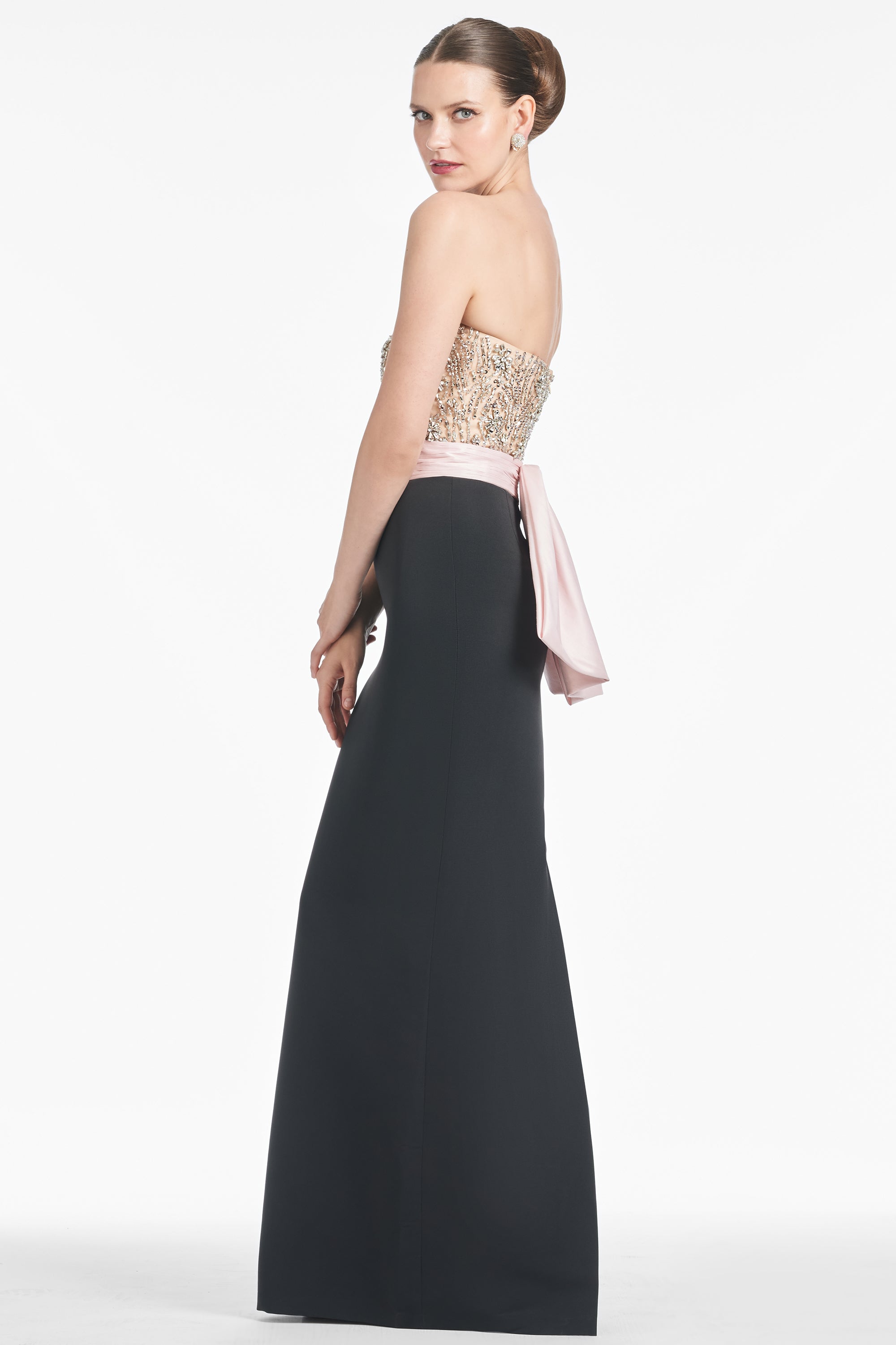 Marilyn Gown - Blush/Black