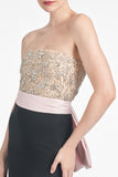 Marilyn Gown - Blush/Black