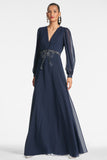 Ramsey Gown - Midnight - Final Sale