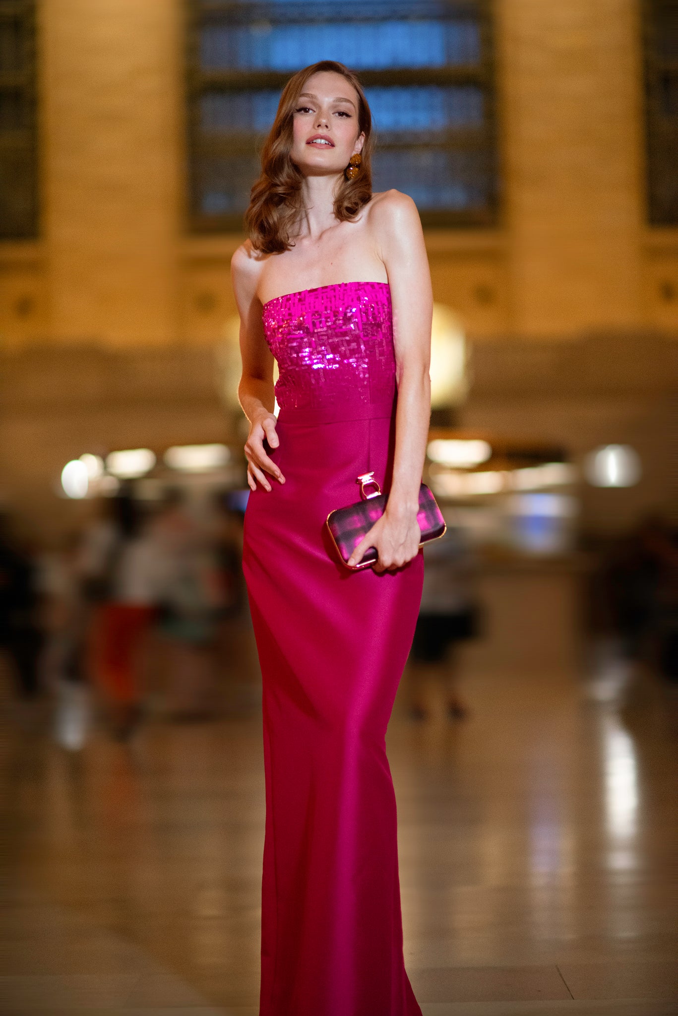 Phaedra Gown - Rhodolite