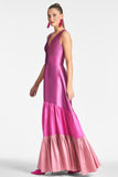 Rori Gown - Fuchsia/Multi