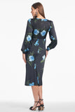 LOLA DRESS - NIGHT SKY BLUE OCULATA