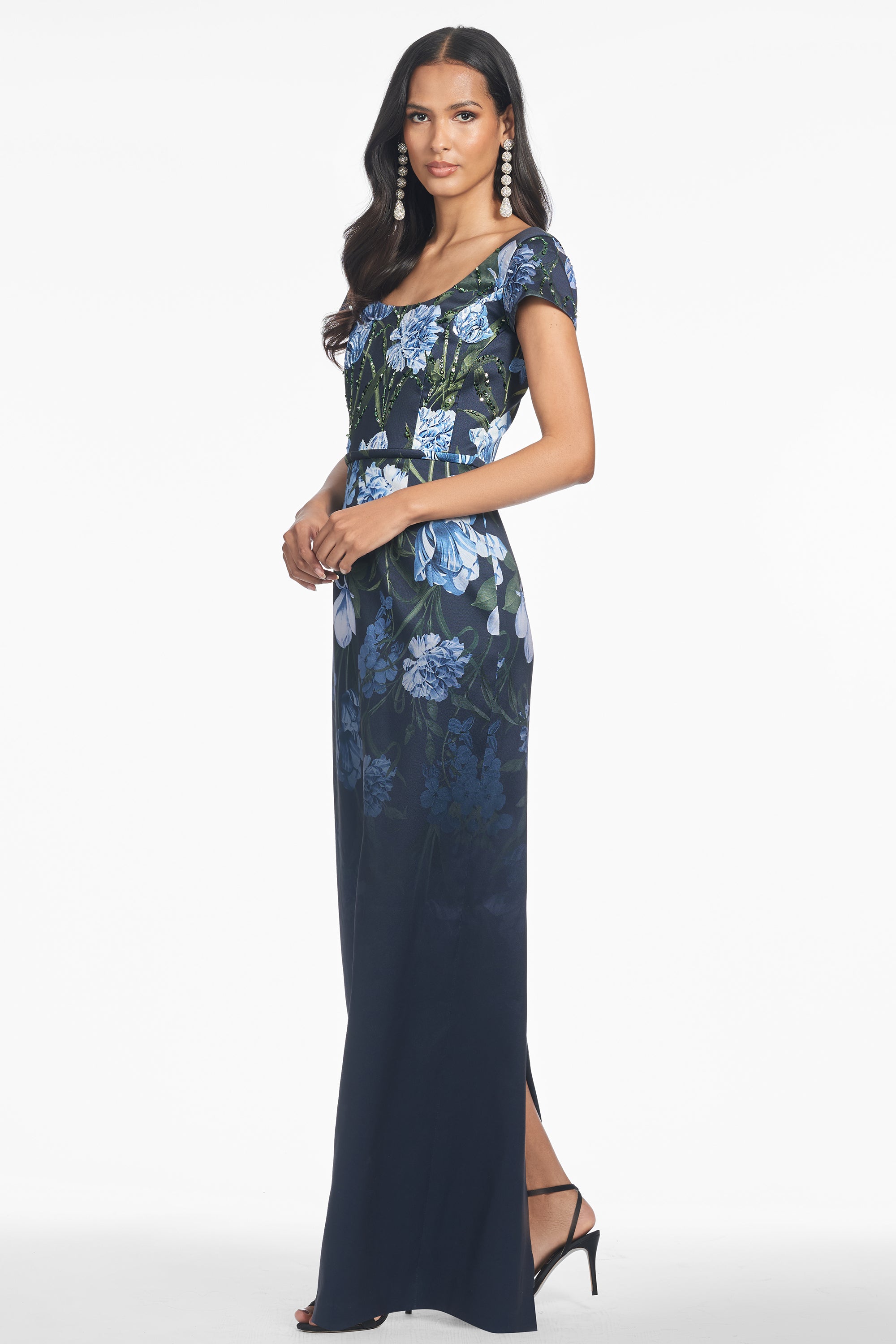 EMBELLISHED GRACE GOWN - NIGHT SKY PRIMA GARDEN