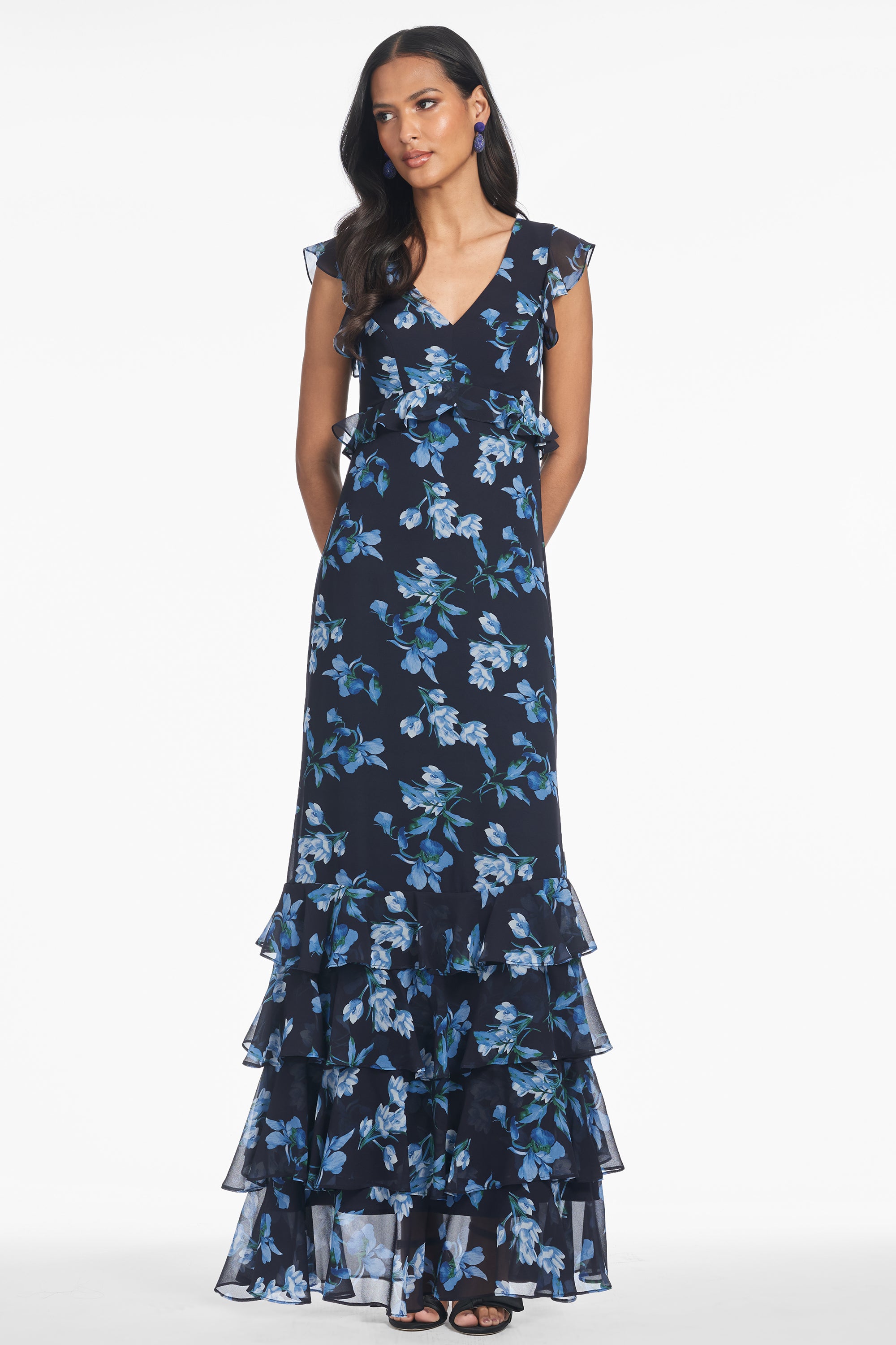 SERAFINA GOWN - POSEIDON VENETIAN PETAL