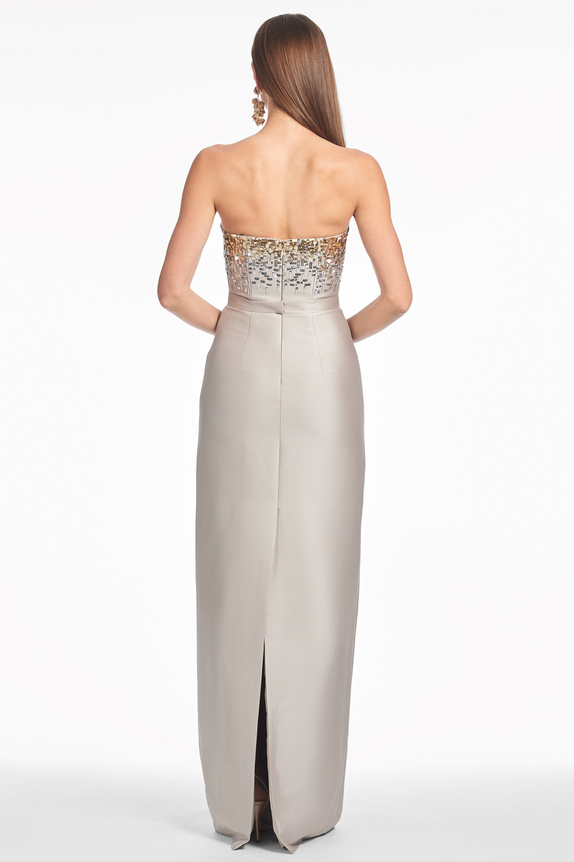 PHAEDRA GOWN - PEWTER