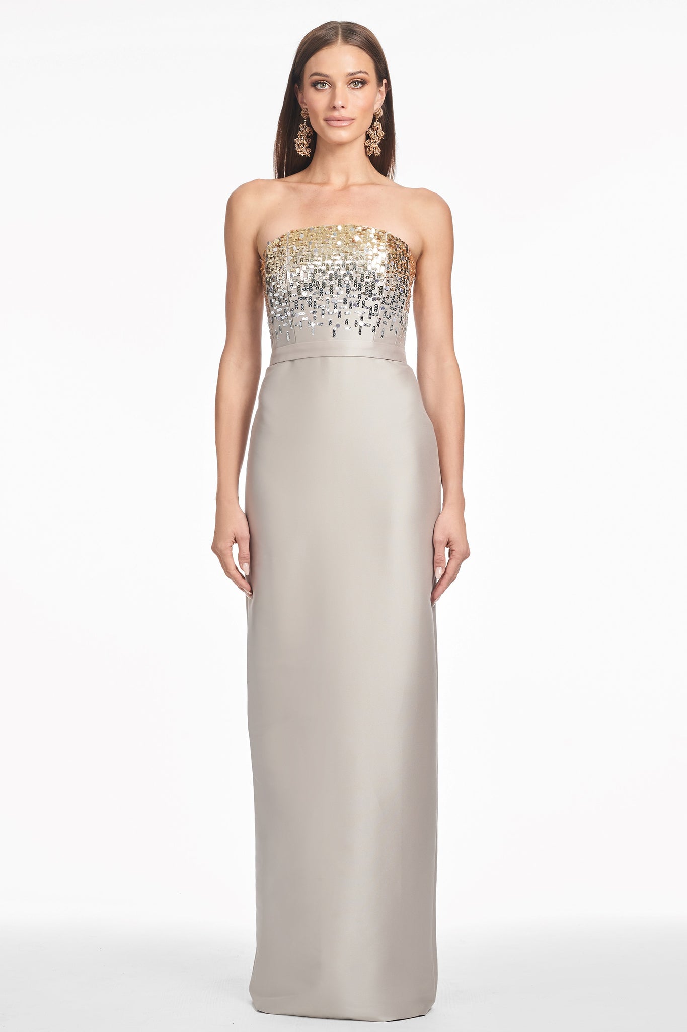 PHAEDRA GOWN - PEWTER