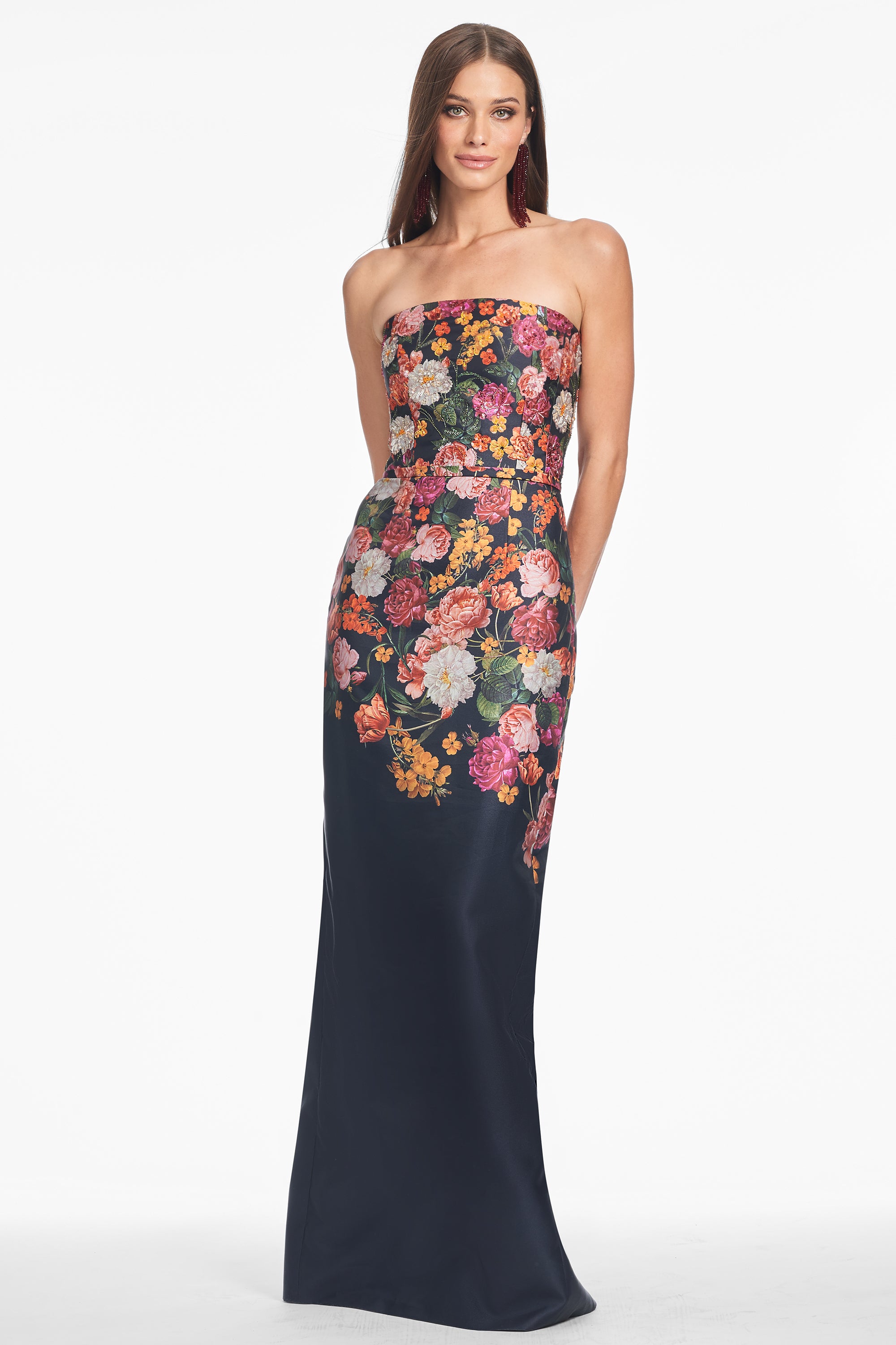 EMBELLISHED SABINE GOWN - MIDNIGHTS MAGIC BLOOMS