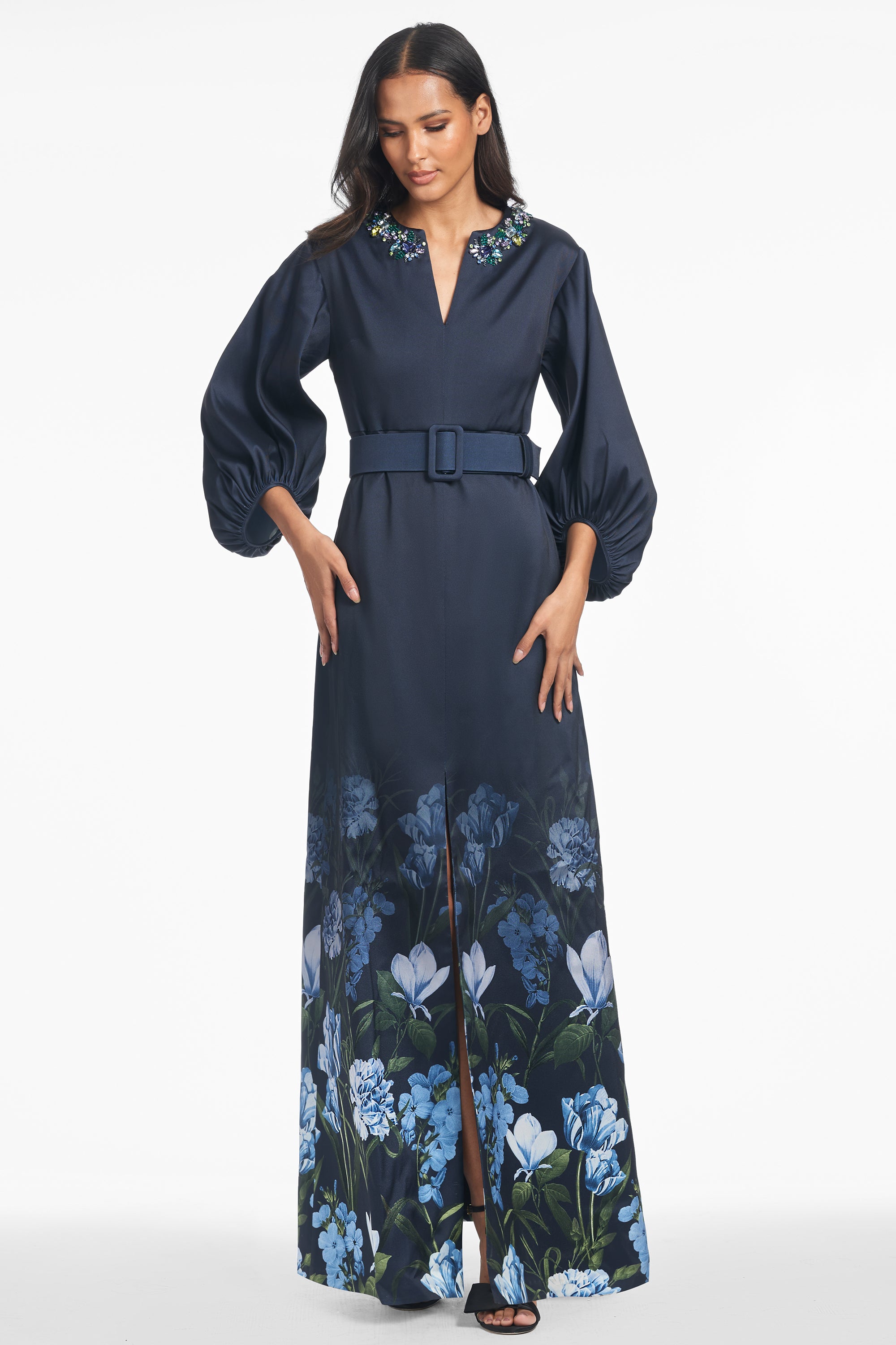 OLYMPIA GOWN - NIGHT SKY PRIMA GARDEN