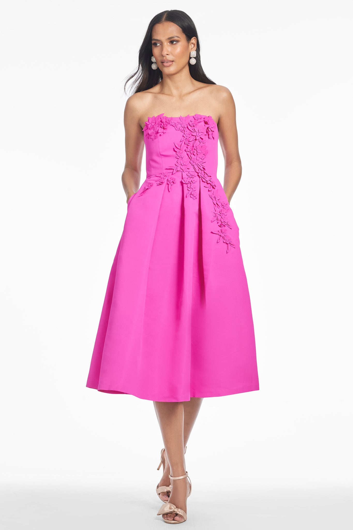 EVIE DRESS - CERISE