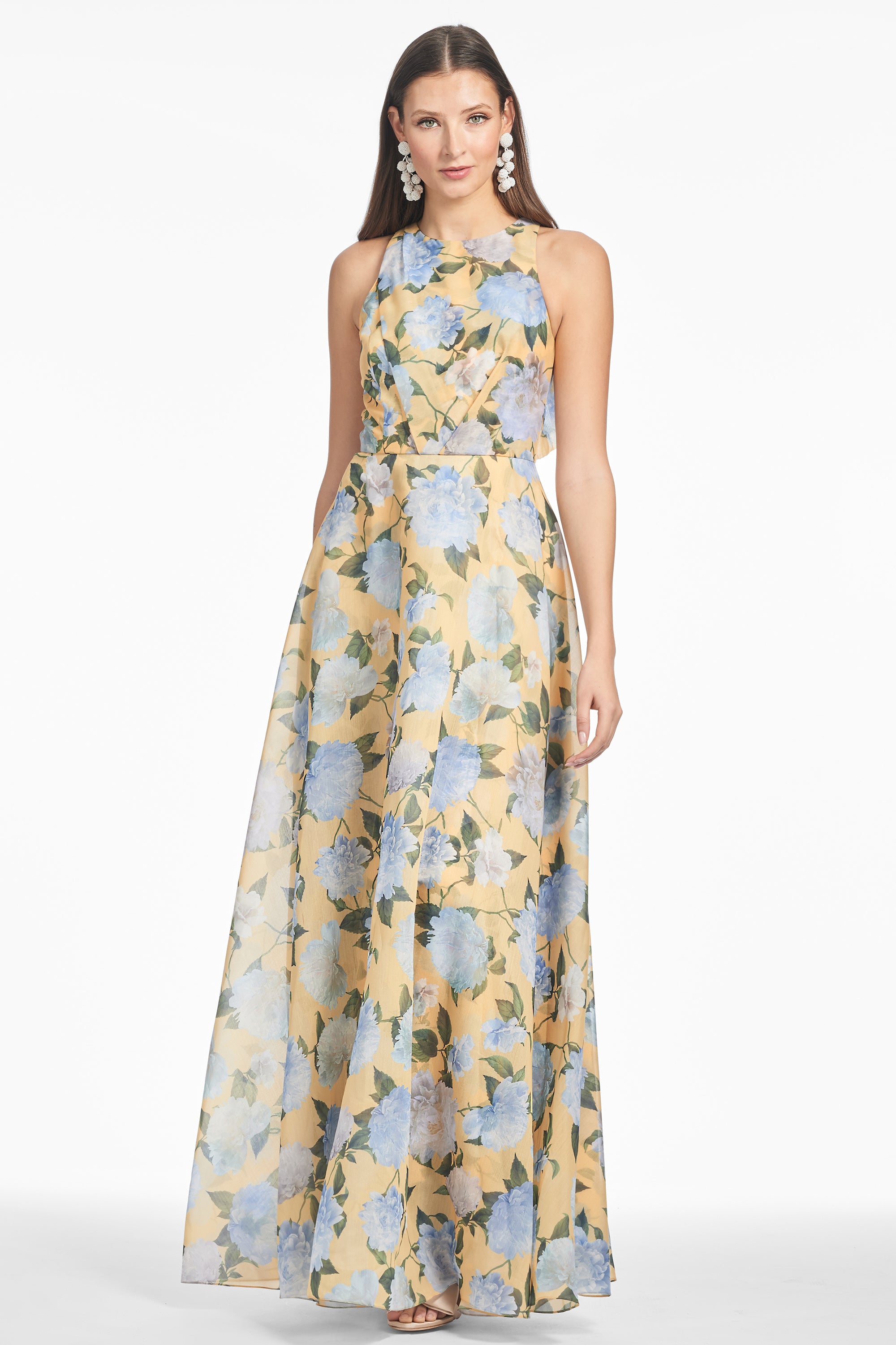 KATE GOWN - SUN AND SEA PEONIES