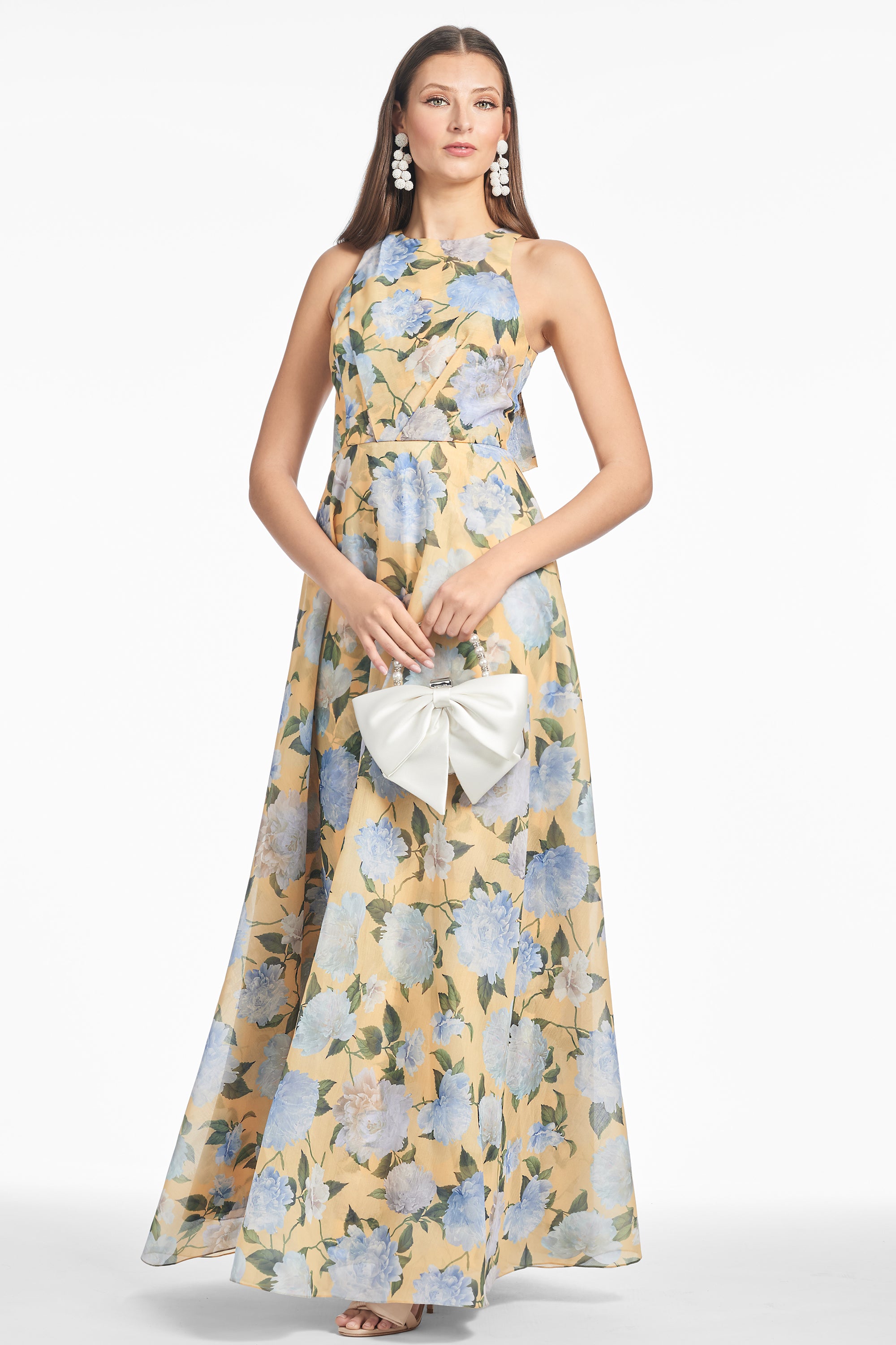 KATE GOWN - SUN AND SEA PEONIES