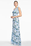 CHELSEA GOWN - GLACIAL PEONIES