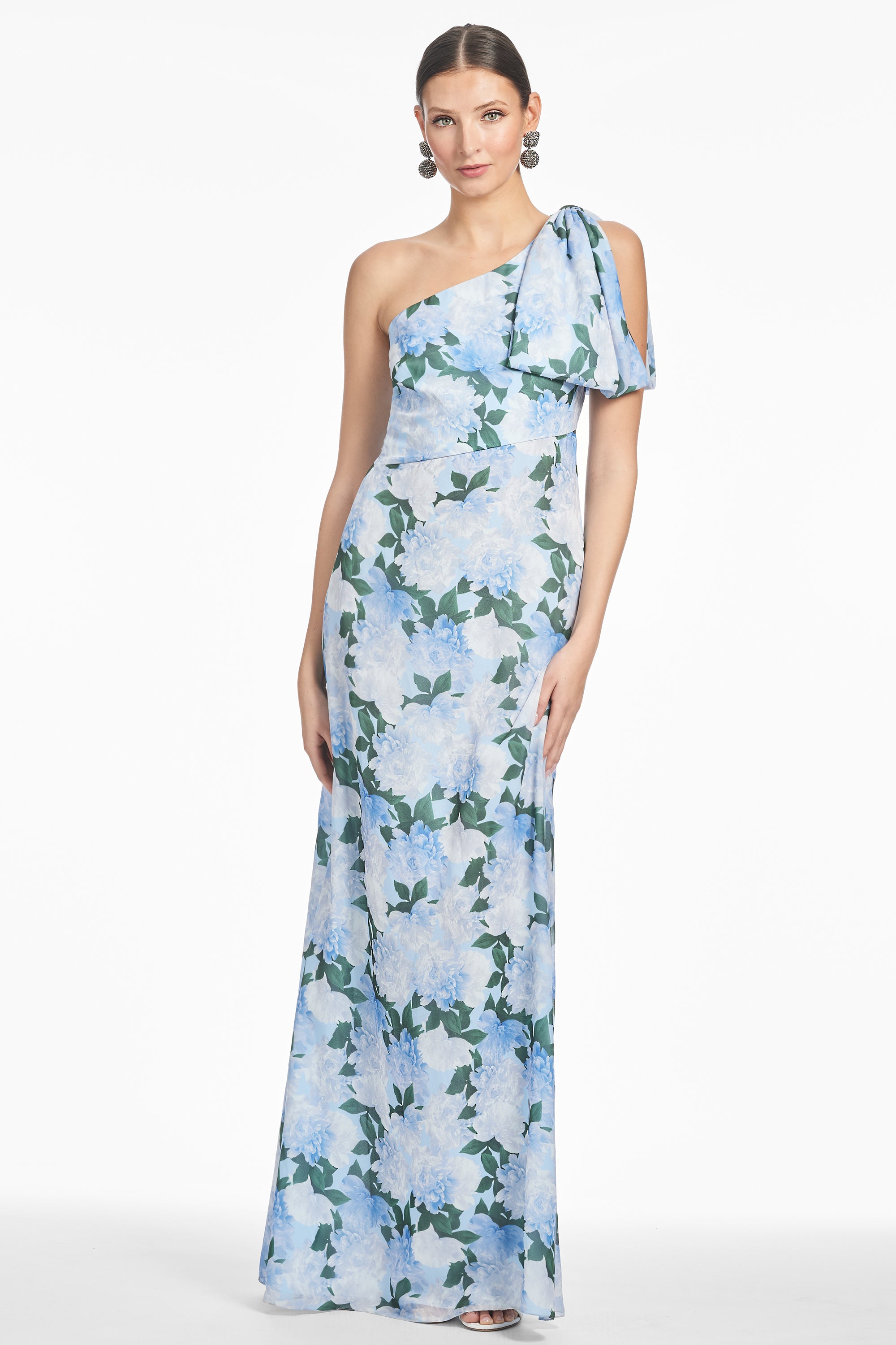 CHELSEA GOWN - GLACIAL PEONIES