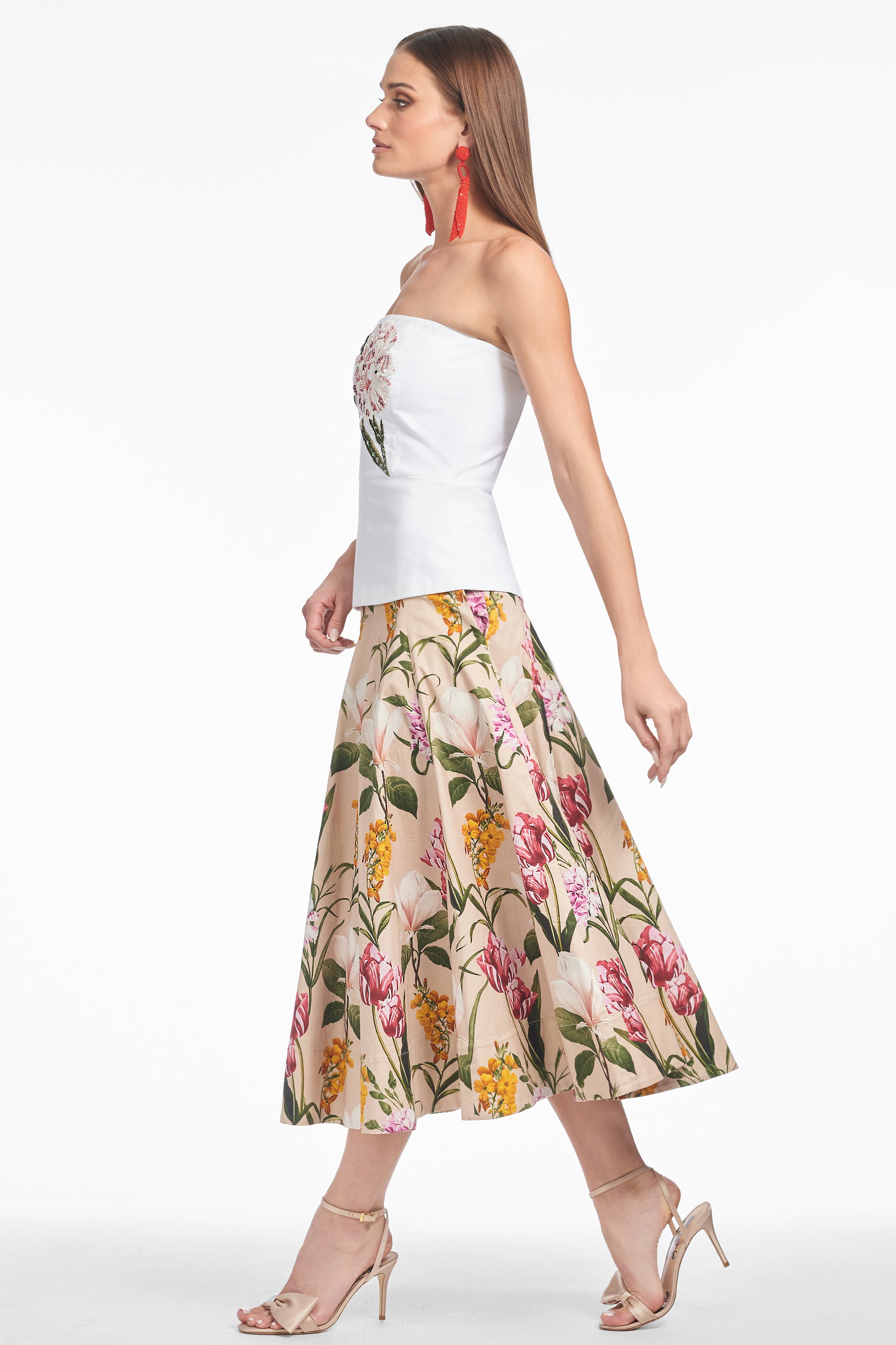 TRIXIE SKIRT - FRENCH BRISTRE BLOSSOMS