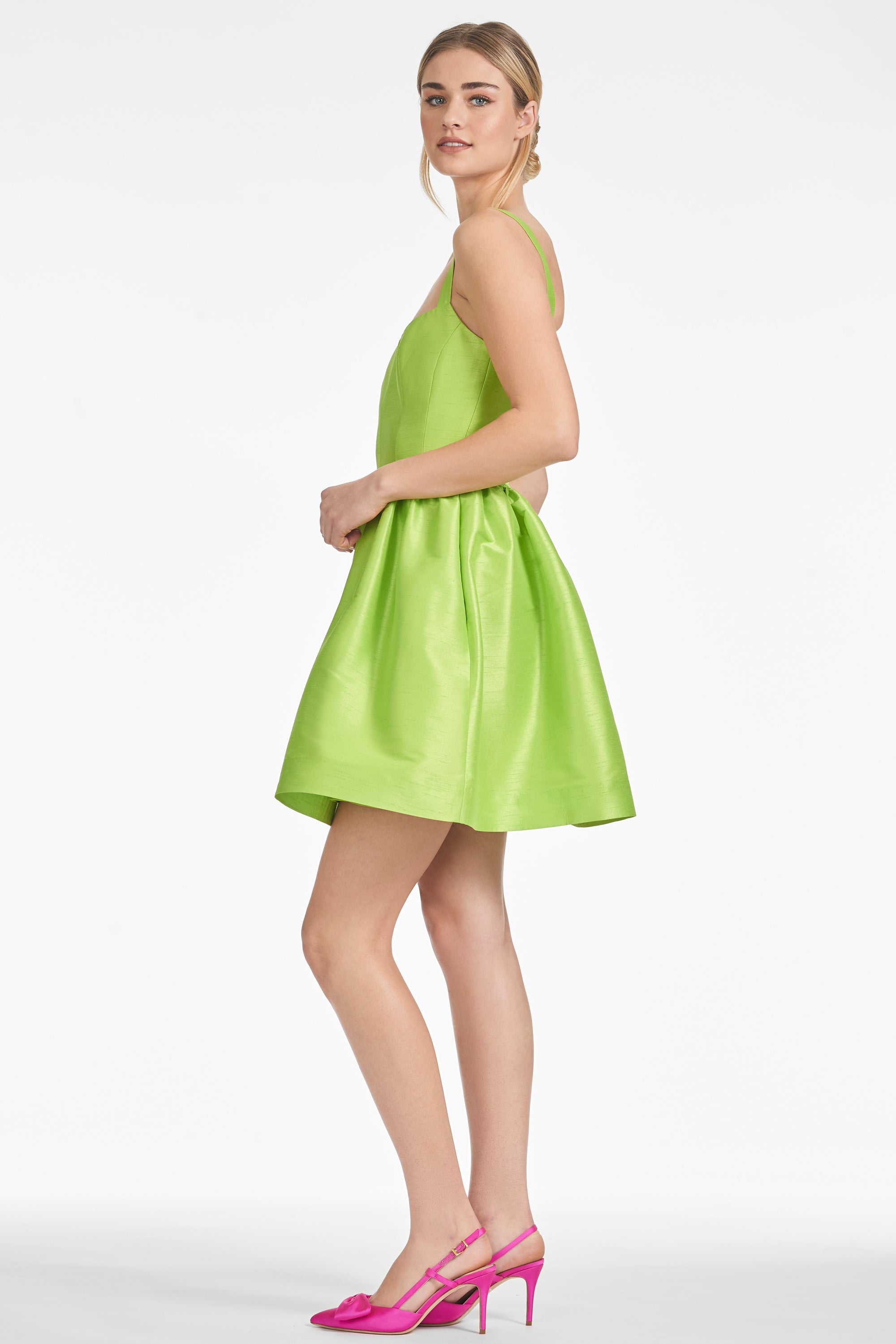 Samira Dress - Electric Lime - Final Sale