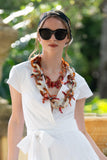 Marilyn Necklace - Bone Multi