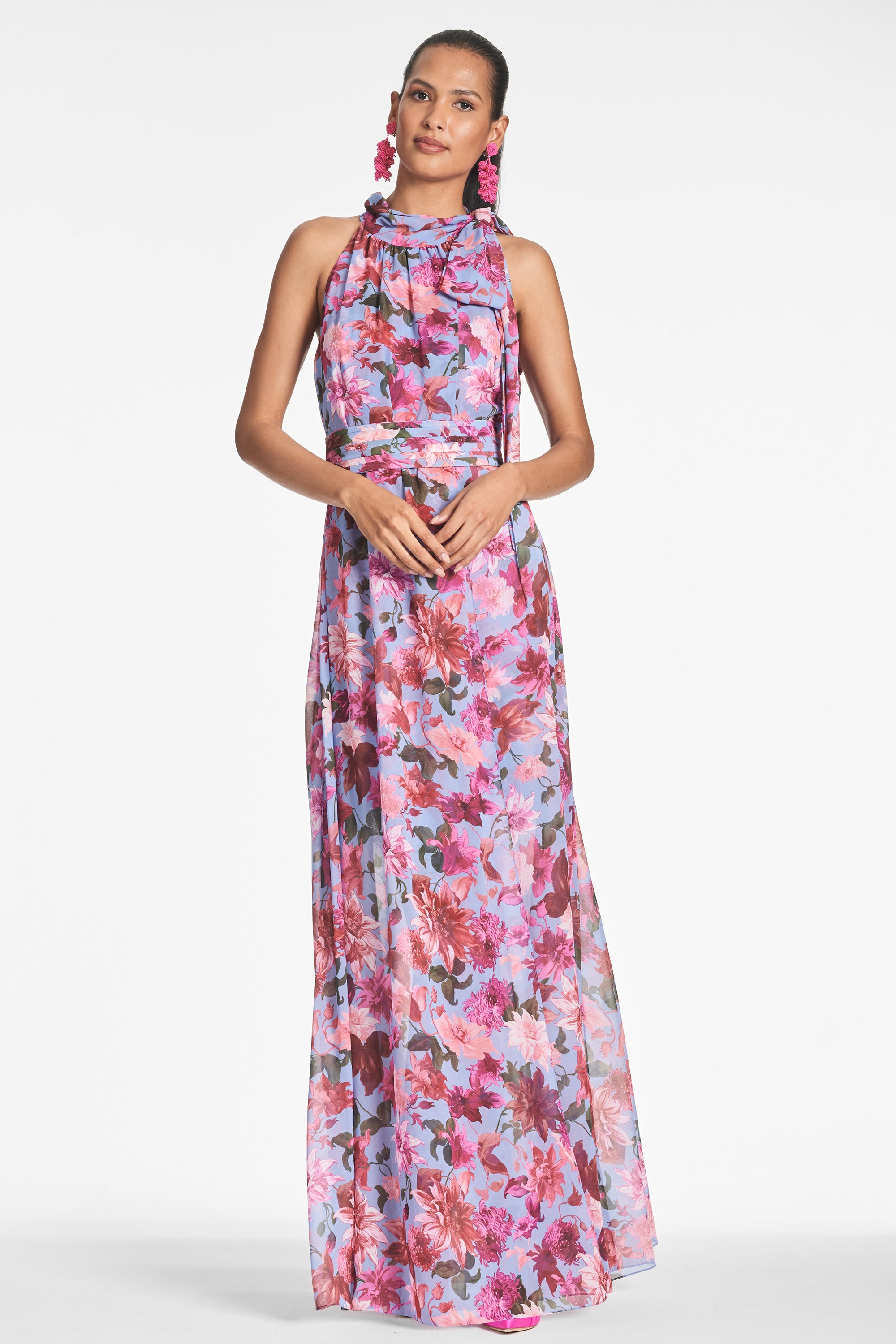 Selena Gown - Pink/Periwinkle Dahlia