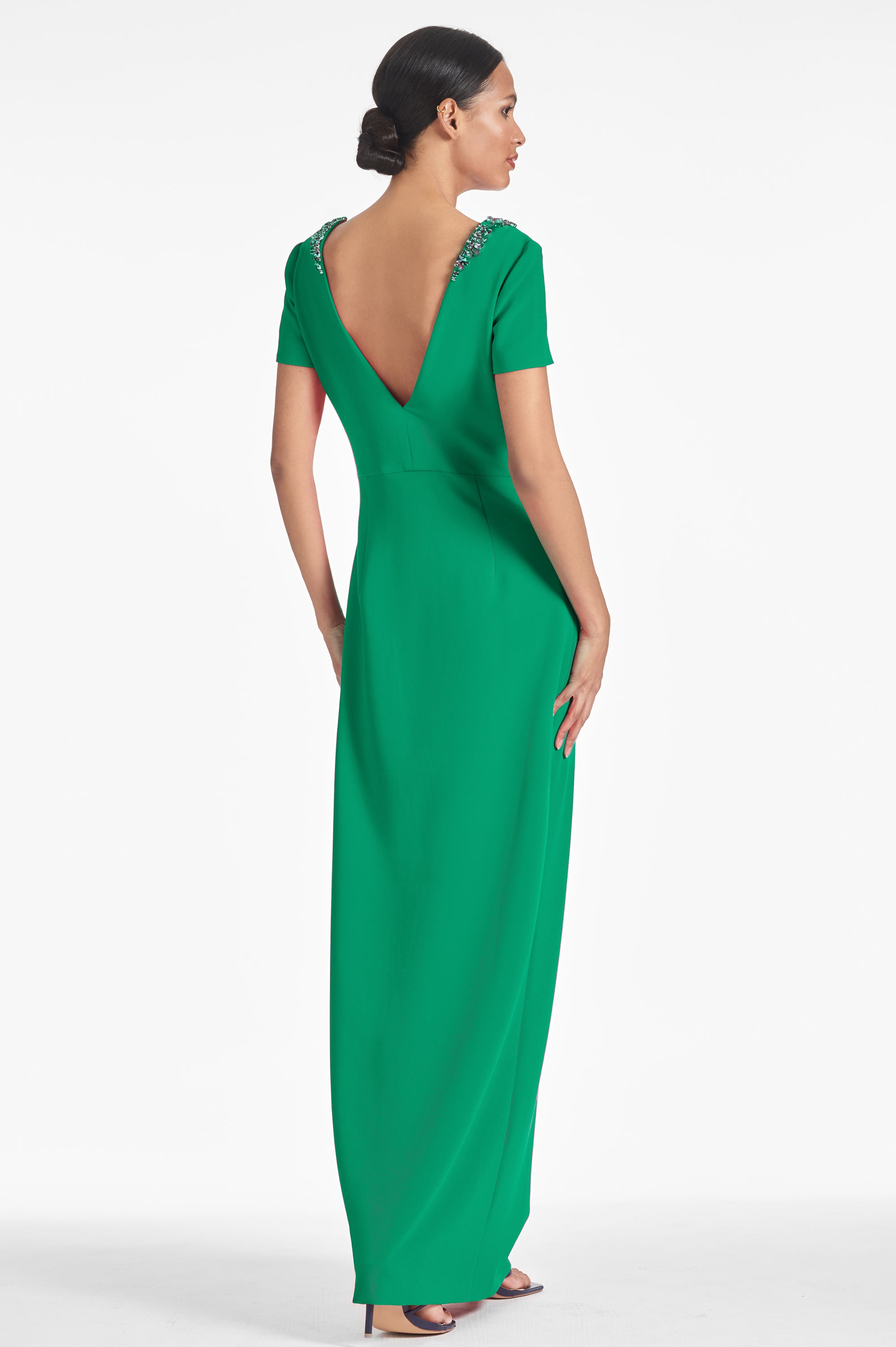 Shiloh Gown - Cadmium Green - Final Sale