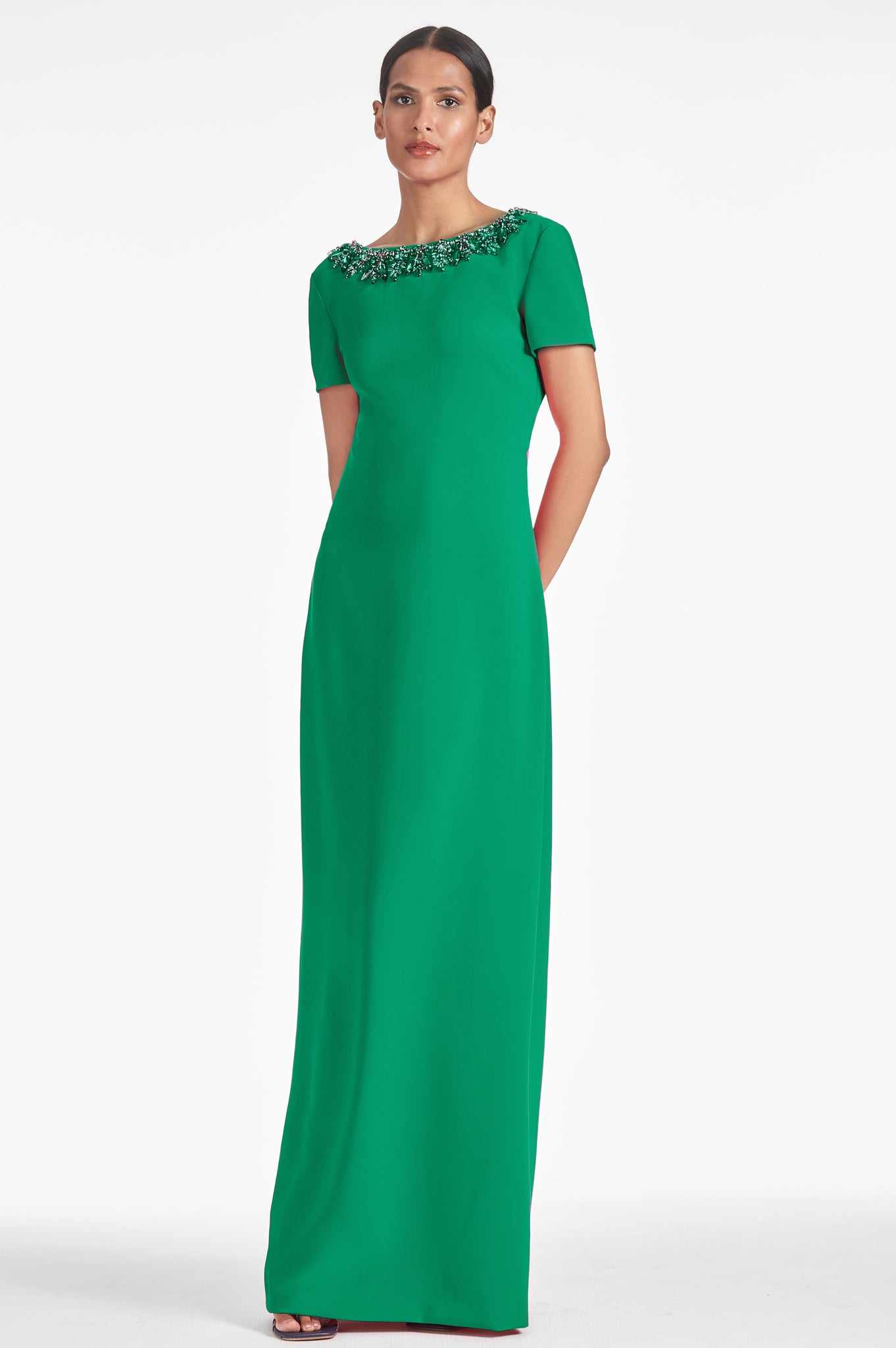 Shiloh Gown - Cadmium Green - Final Sale