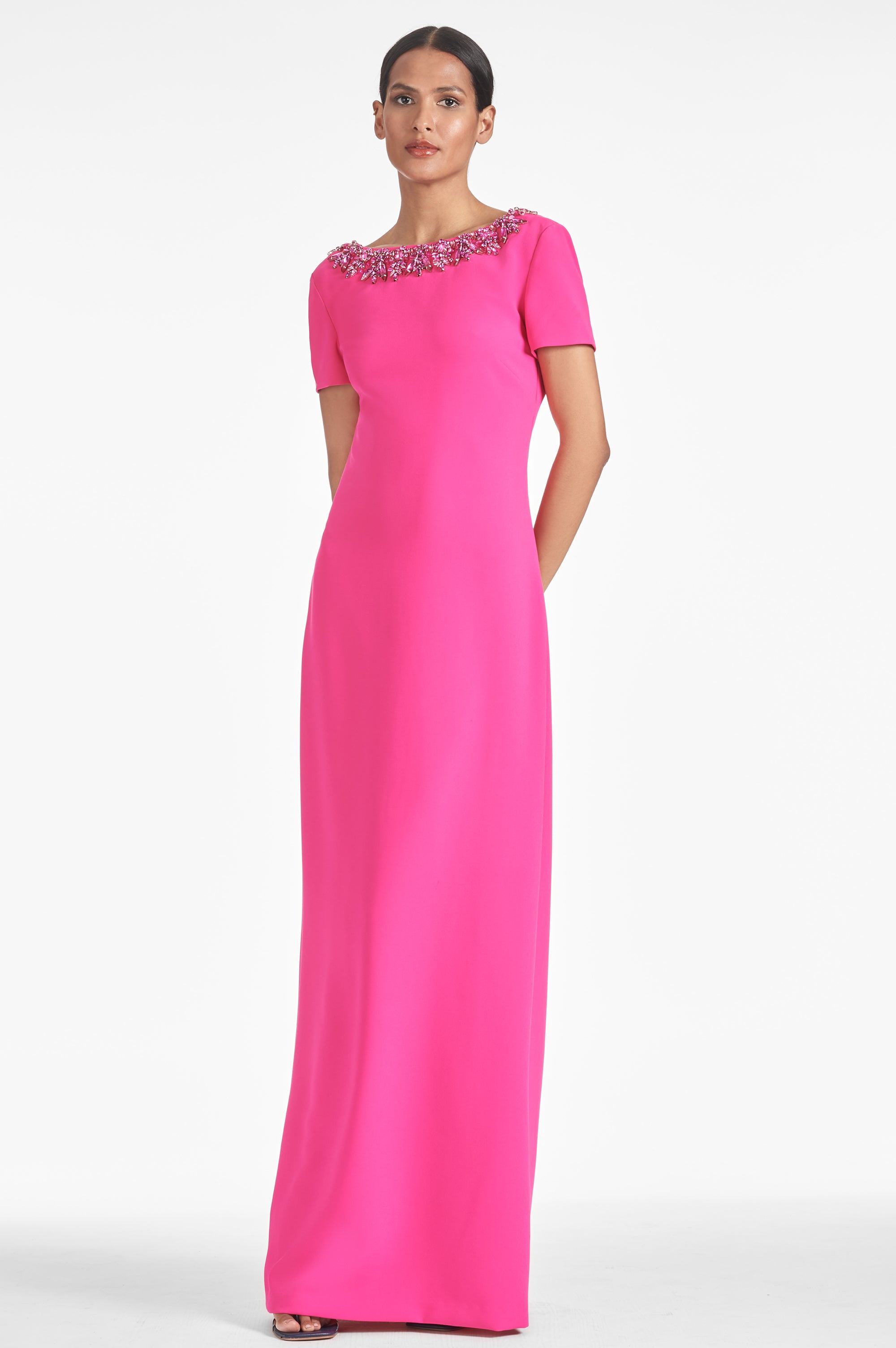 Shiloh Gown - Electric Pink - Final Sale