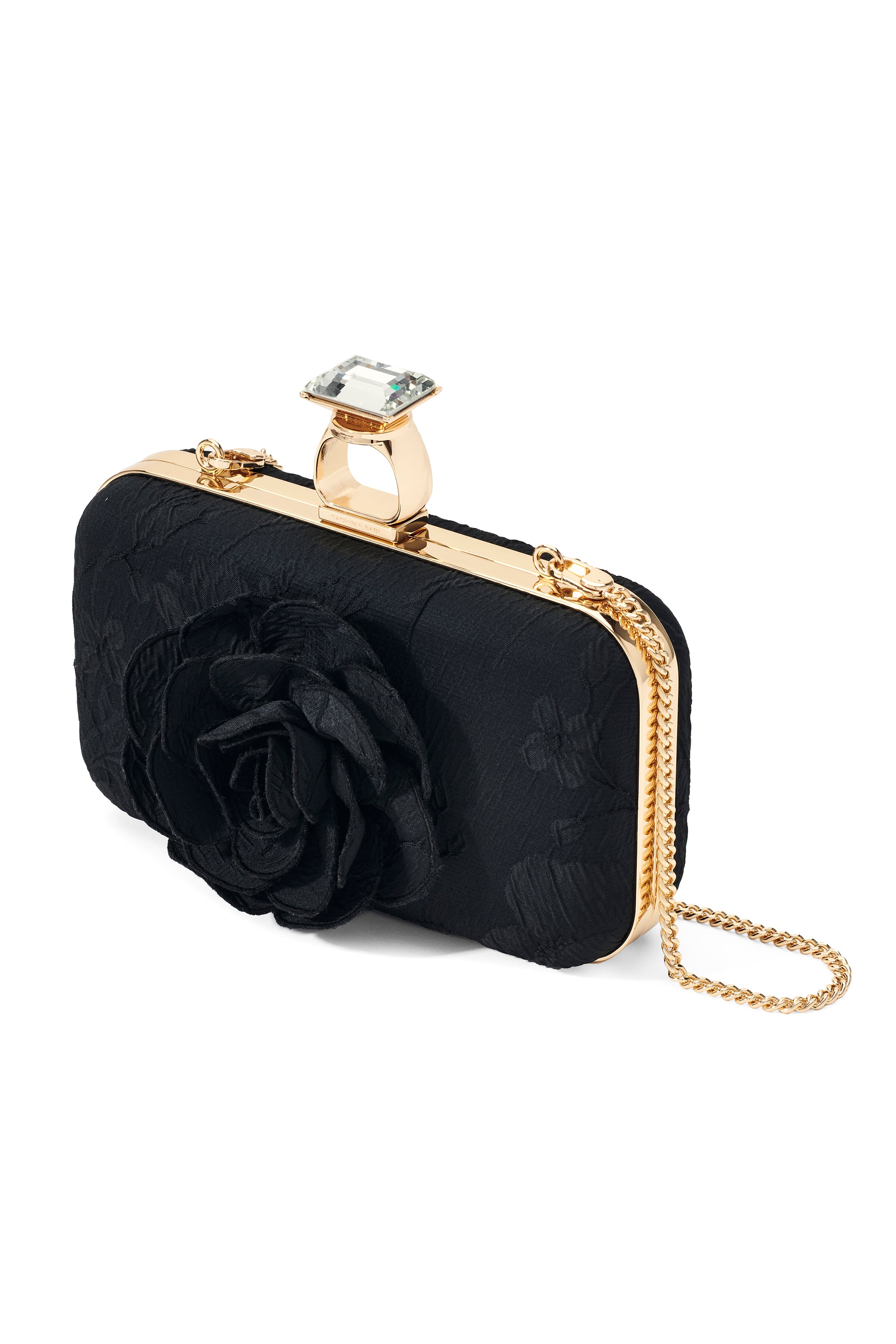 ON THE ROCKS WITH ROSE CLUTCH - BLACK