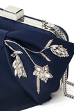 EMBROIDERED CUPIDS CLUTCH - NIGHT SKY