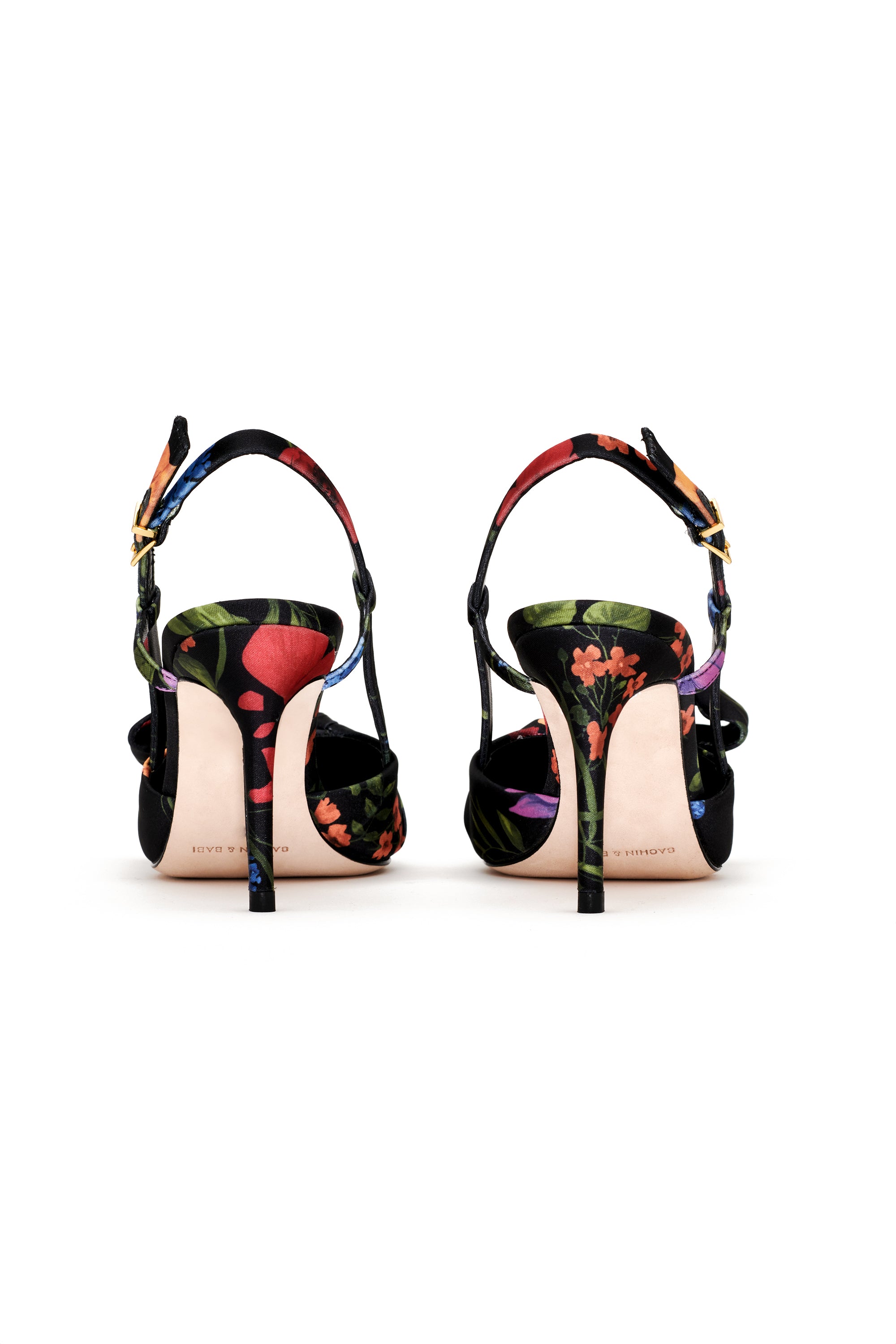 Lenox Obi-Bow Slingback - Noir Wildflower