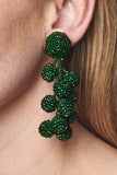 COCONUTS EARRINGS - EMERALD