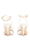 CHELSEA WITH ROSE OPEN TOE - OFF WHITE