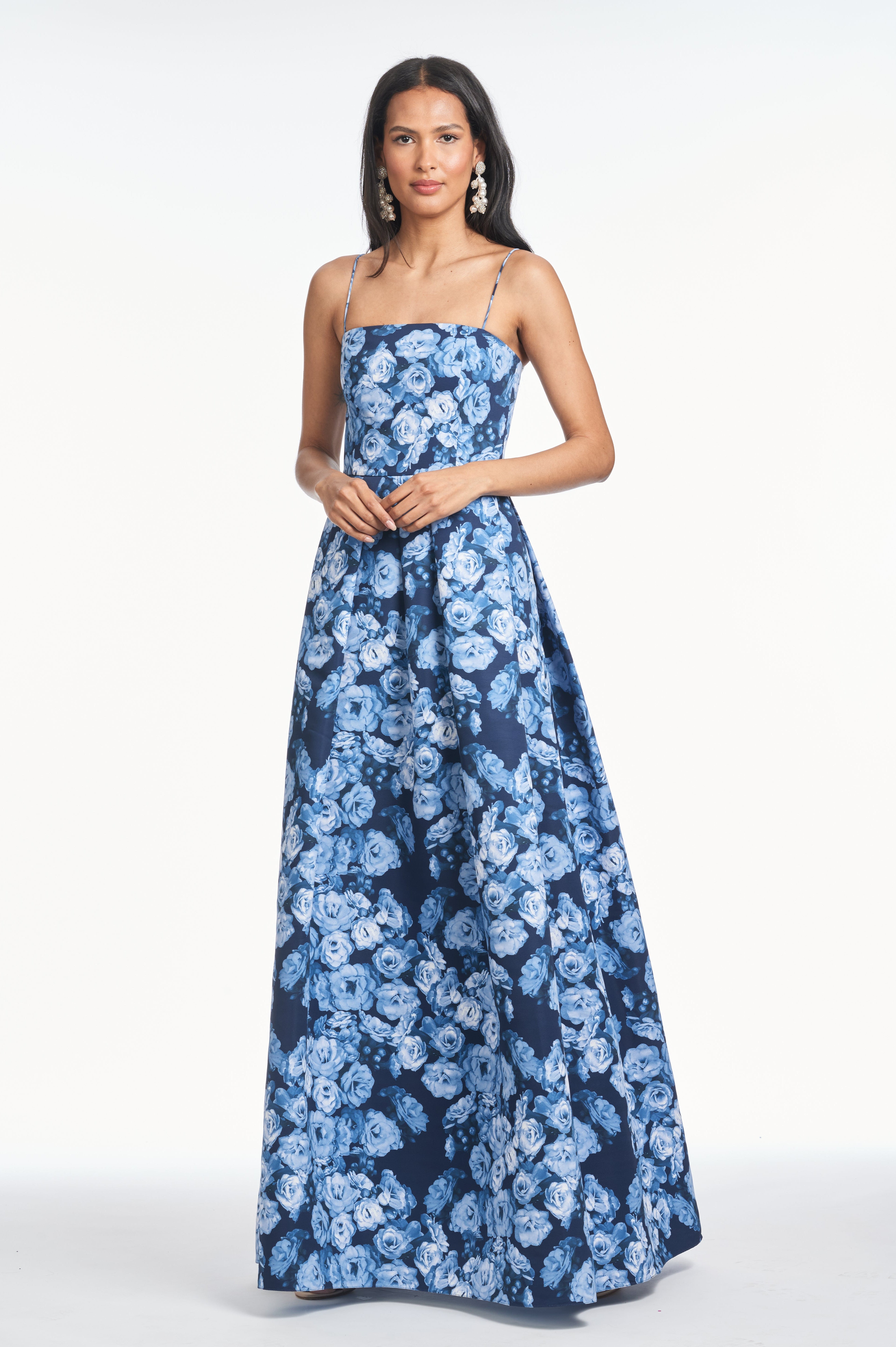 BEAU GOWN - WILD SAPPHIRE ROSES