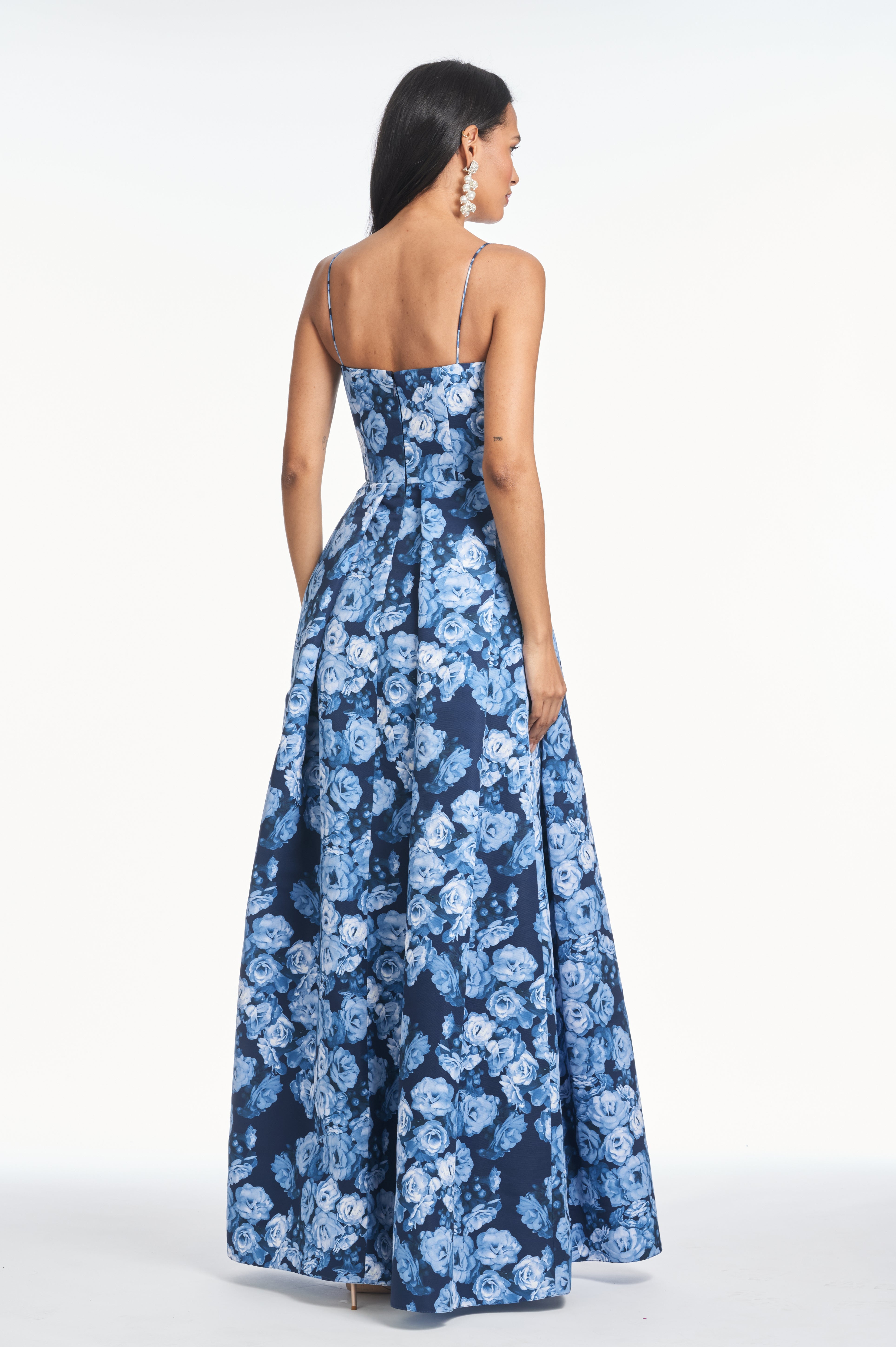 BEAU GOWN - WILD SAPPHIRE ROSES