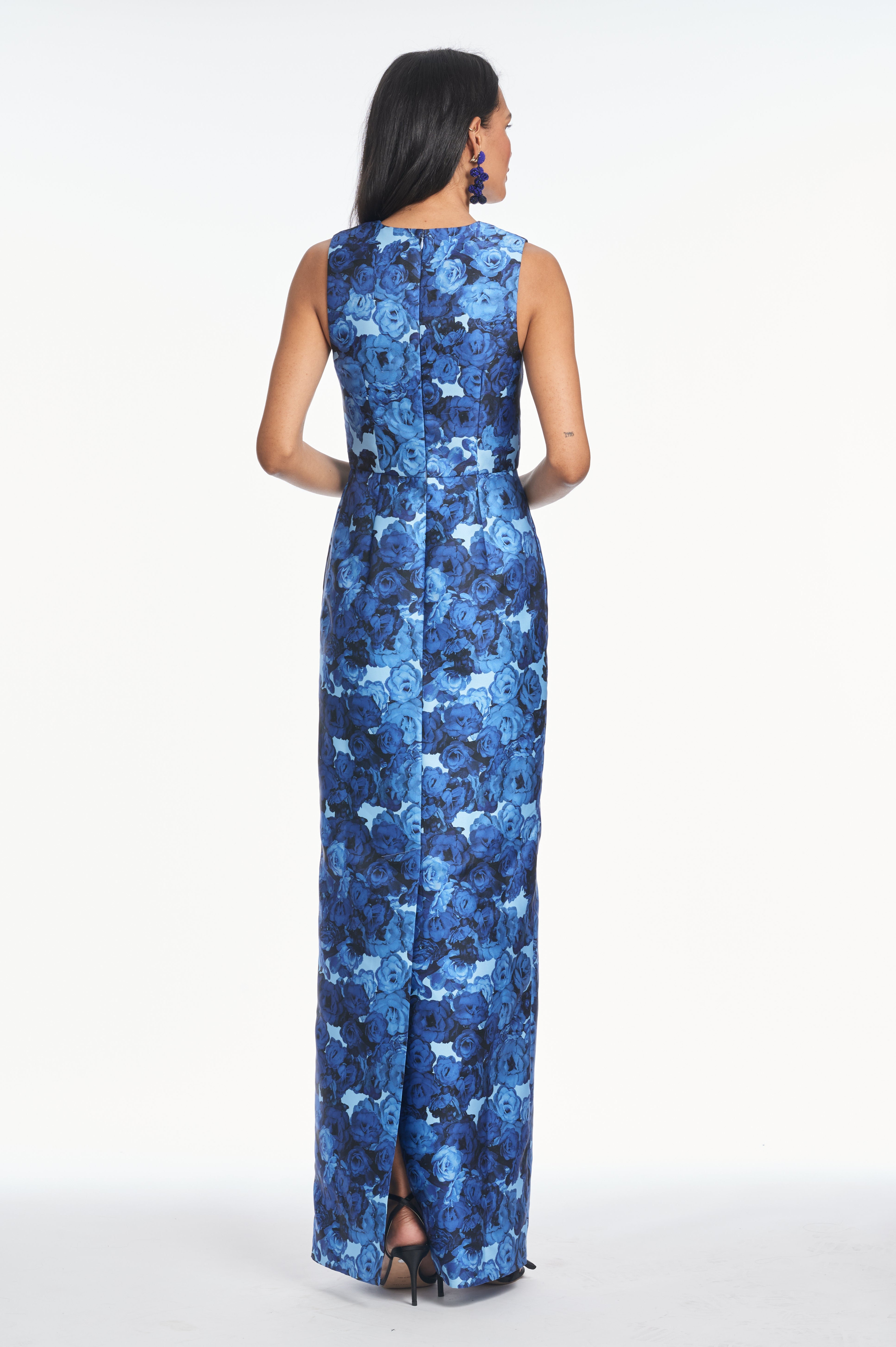 ADELLYN GOWN - INDIGO GRANDIFLORA