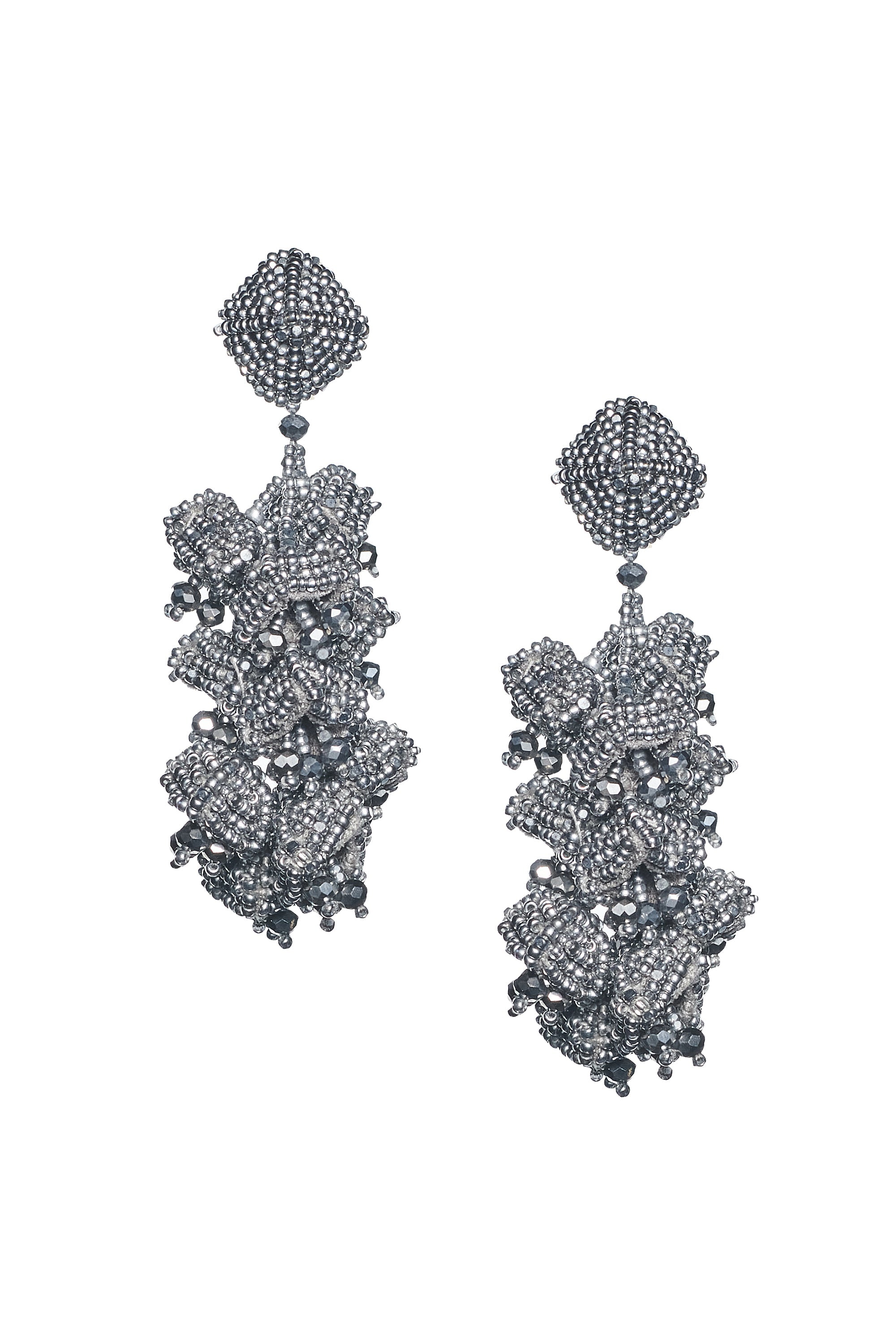 GRAPES EARRINGS - SILVER