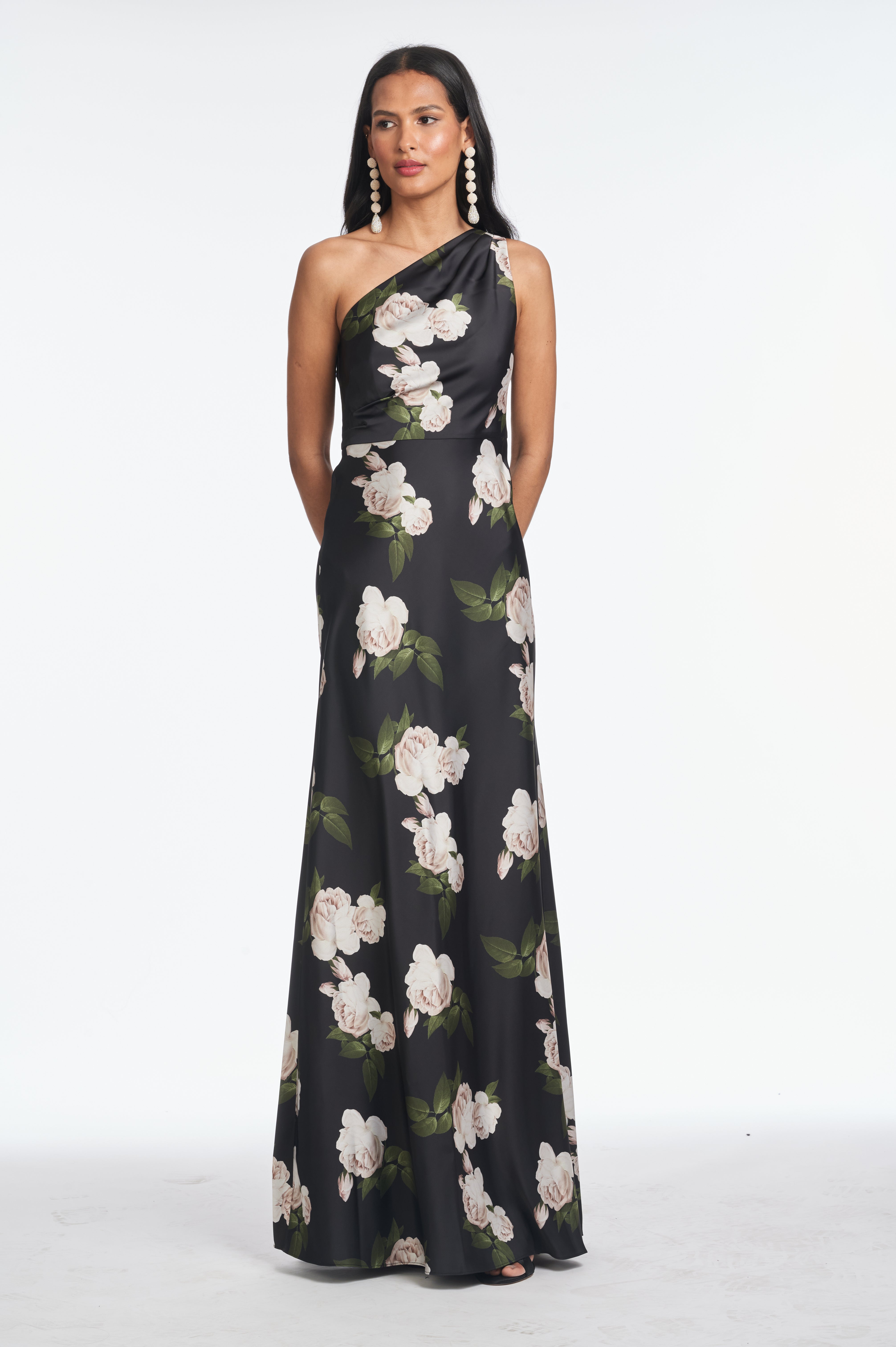 DELPHINE GOWN - OBSIDIAN BLOOMS