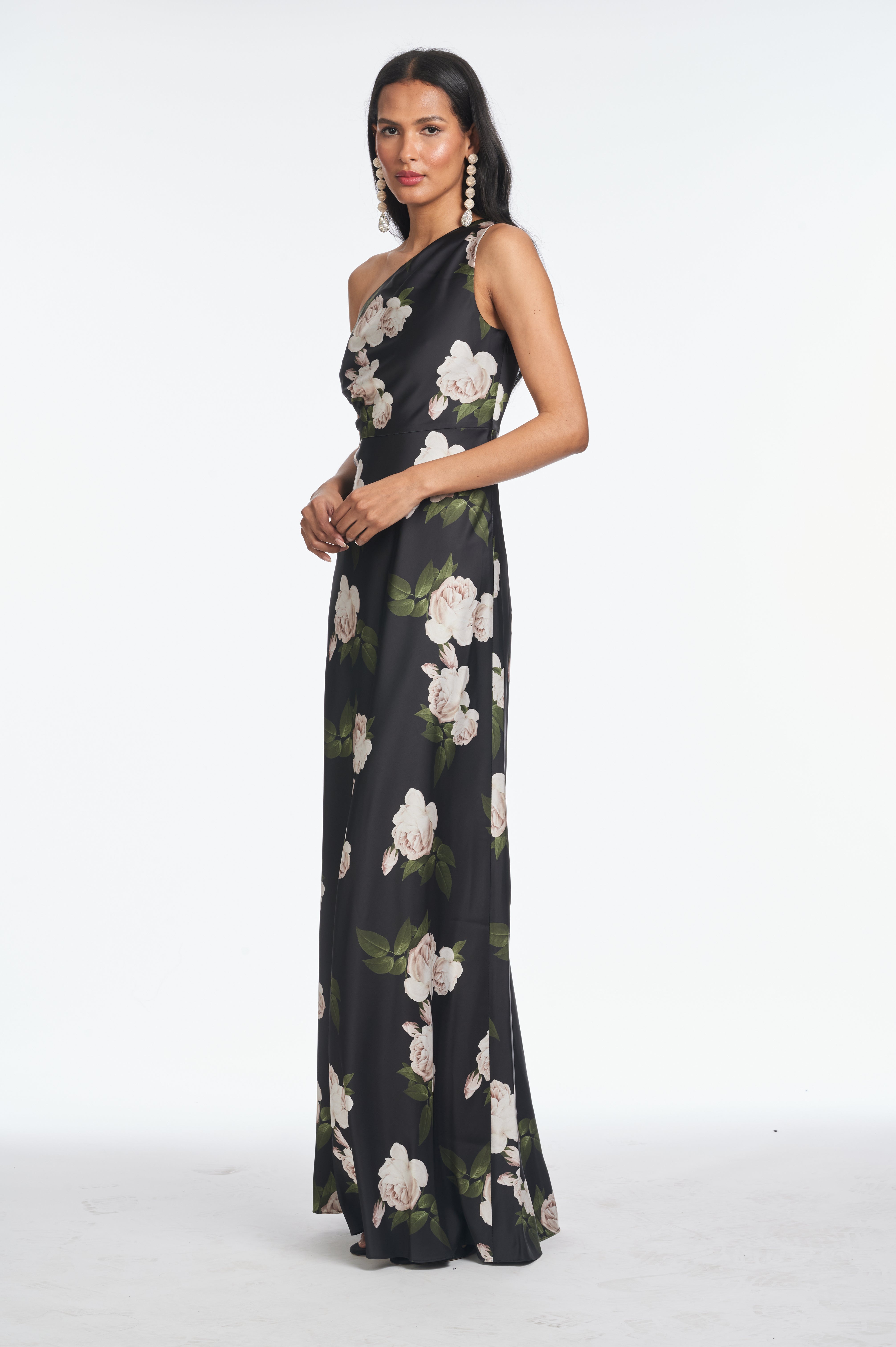 DELPHINE GOWN - OBSIDIAN BLOOMS