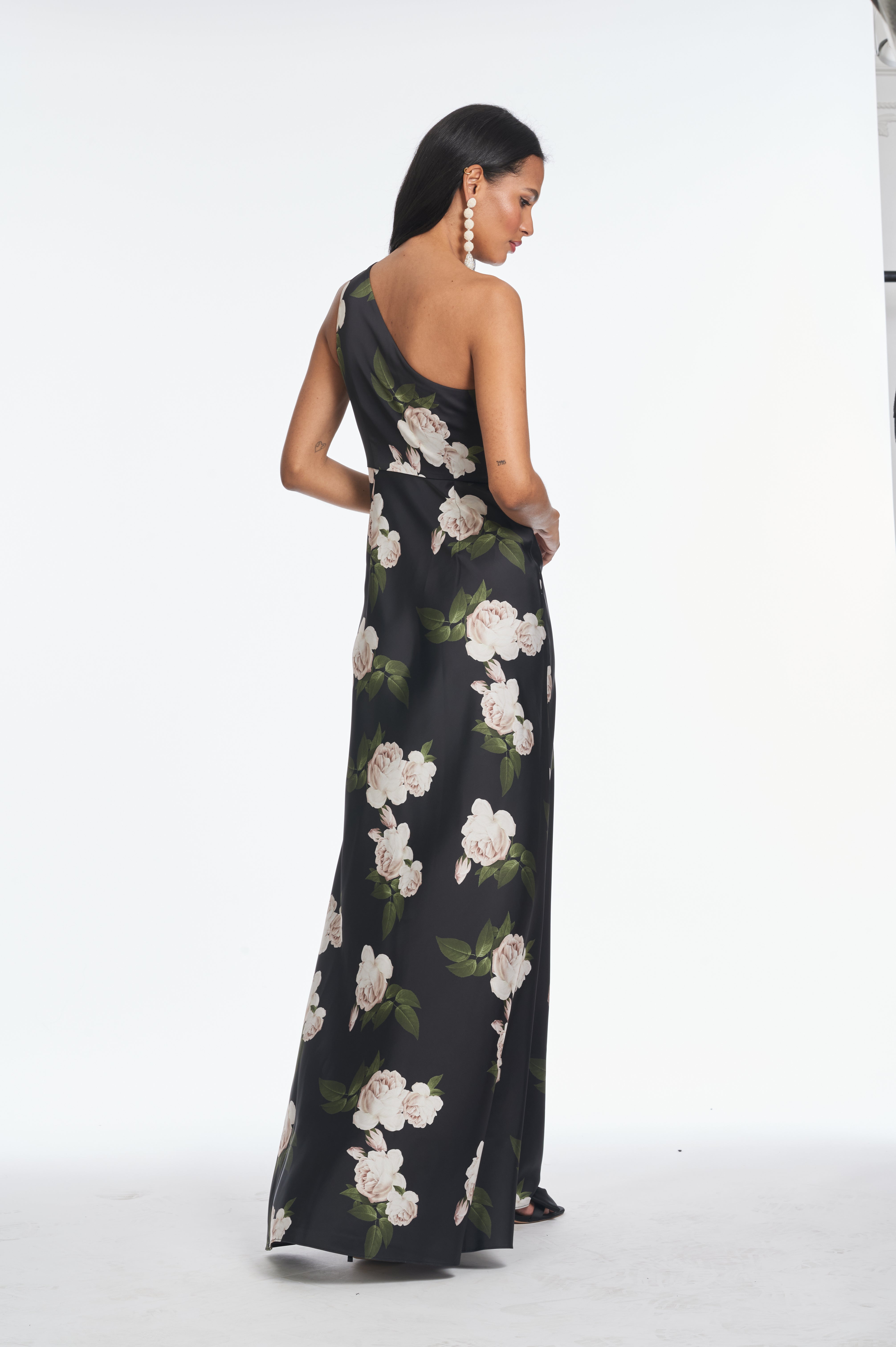 DELPHINE GOWN - OBSIDIAN BLOOMS