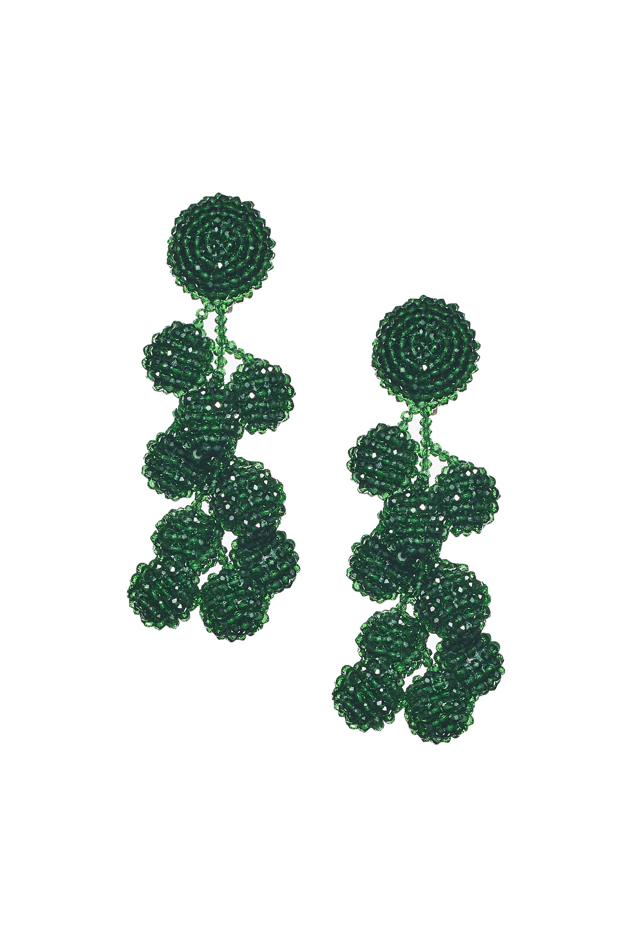 COCONUTS EARRINGS - EMERALD