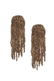 FOUNTAIN EARRINGS - RUST GOLD