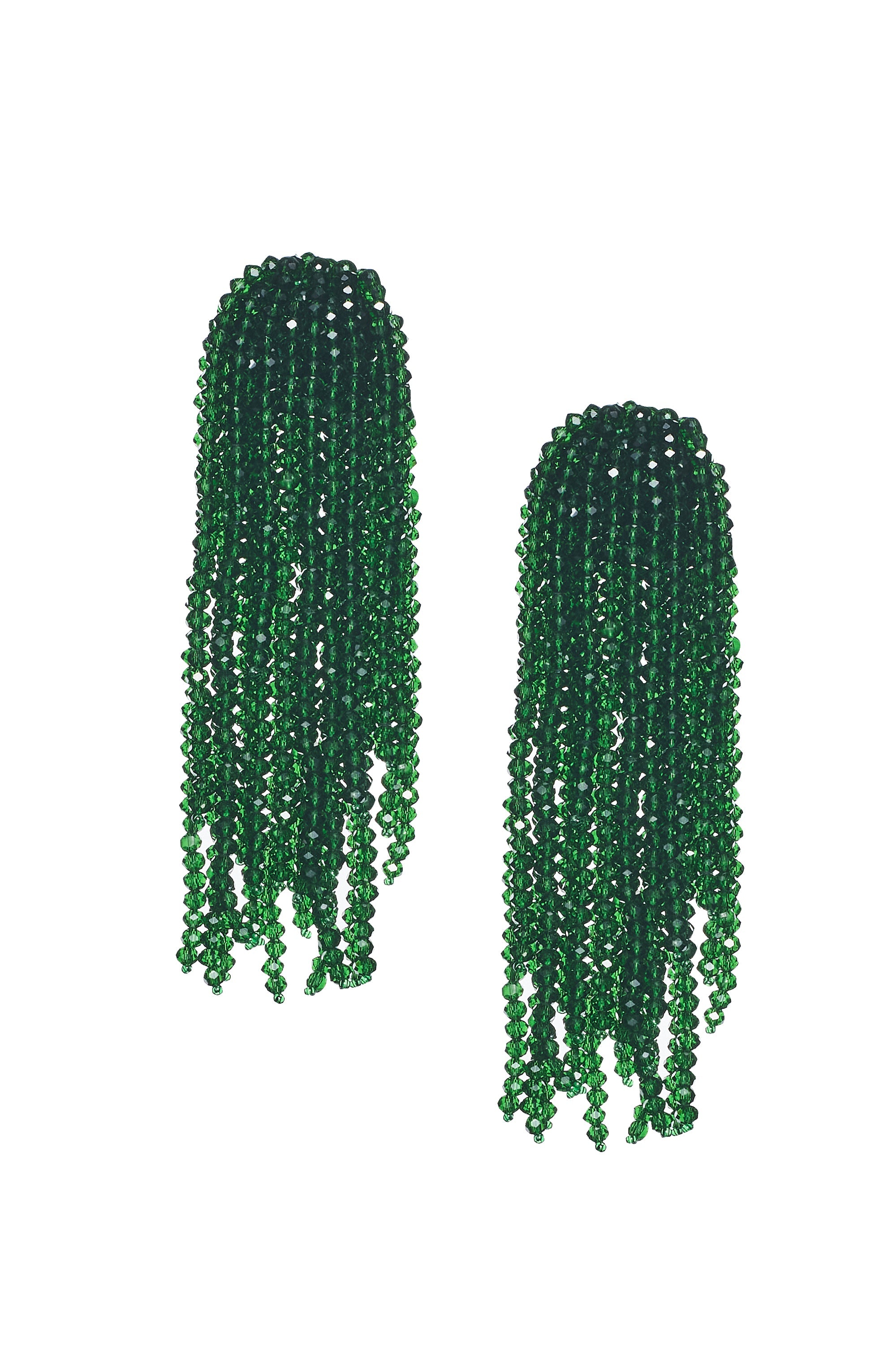 FOUNTAIN EARRINGS - EMERALD