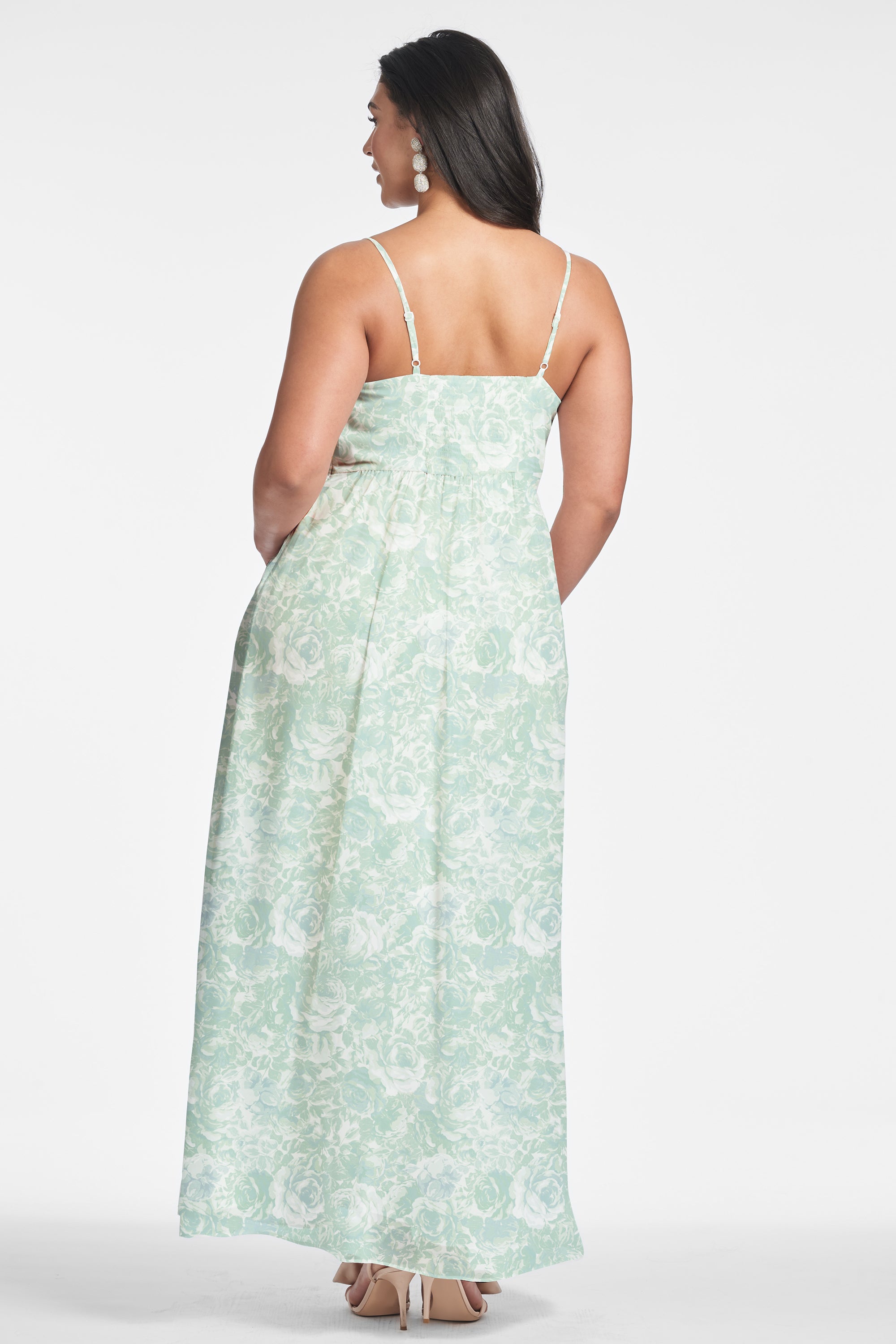 Sienna Gown - Sage Painted Floral