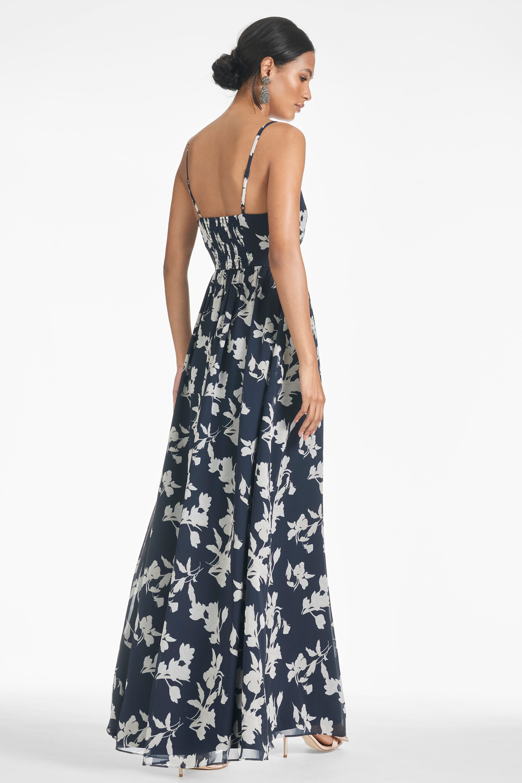 Sienna Gown - Navy Venetia Petal