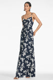 Sienna Gown - Navy Venetia Petal