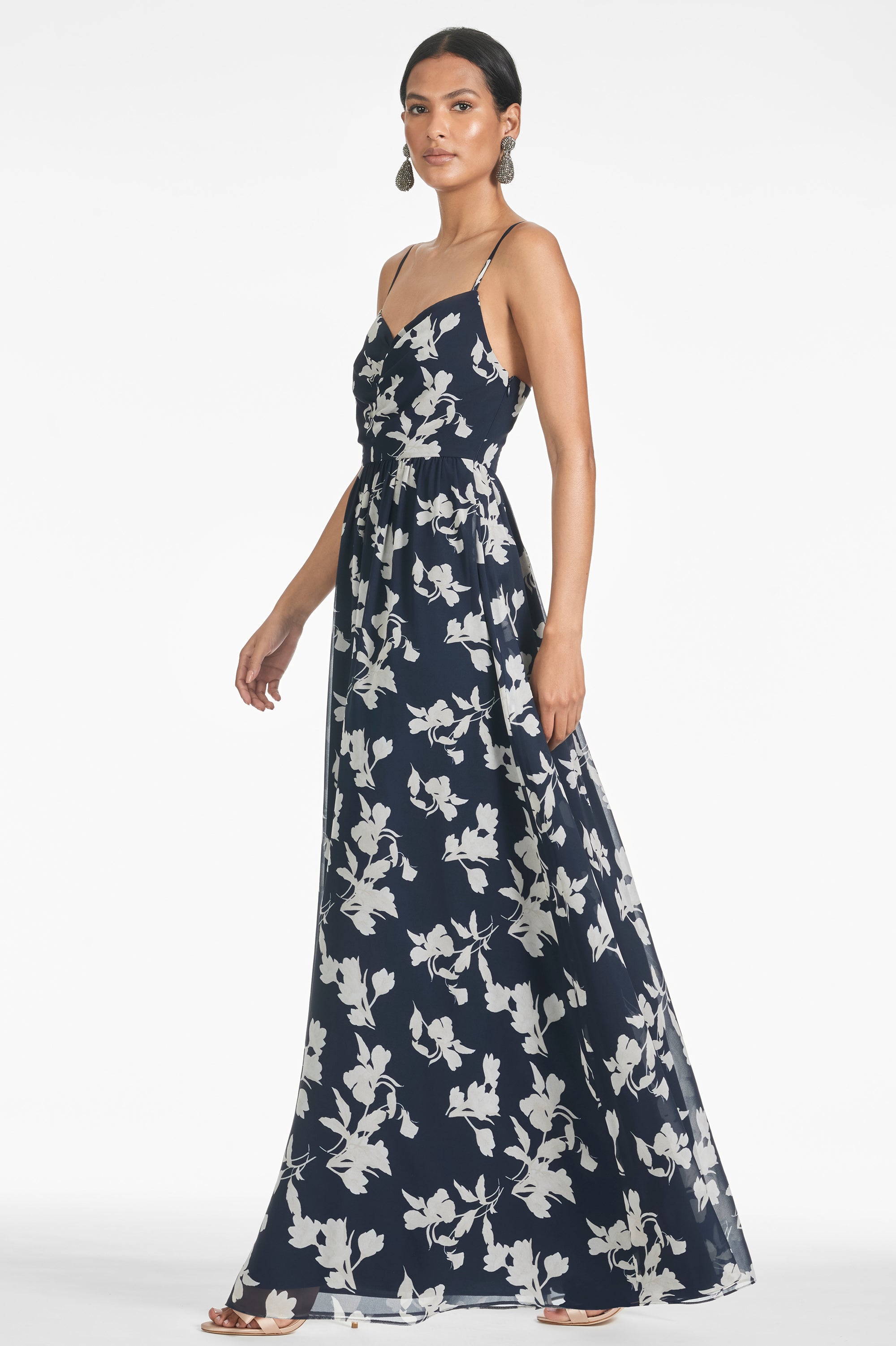 Sienna Gown - Navy Venetia Petal