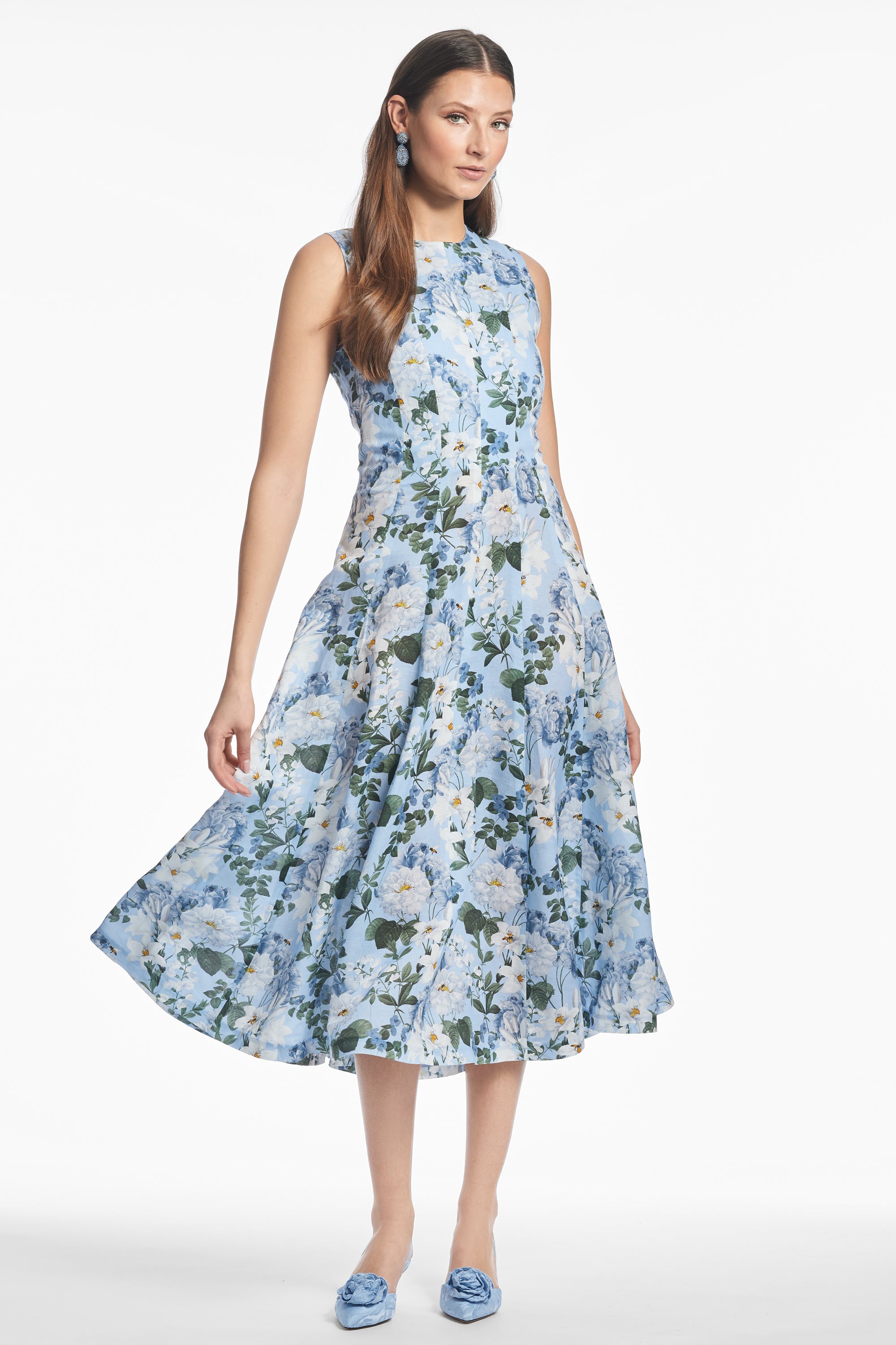 MARIPOSA DRESS - DELFT PETALS