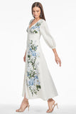 VARENNA DRESS - SKY PEARL RACEME