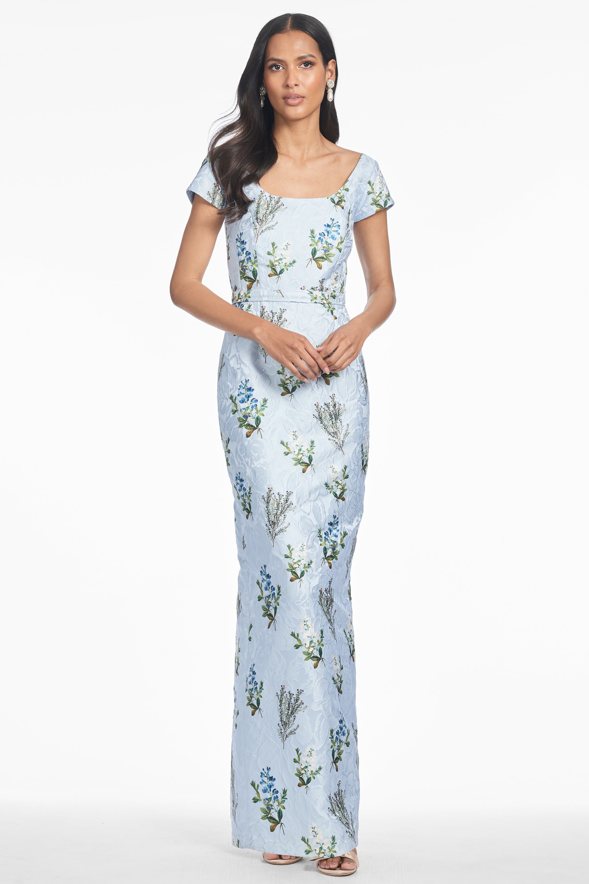 GRACE GOWN - CLOUD BLUE PANICLE