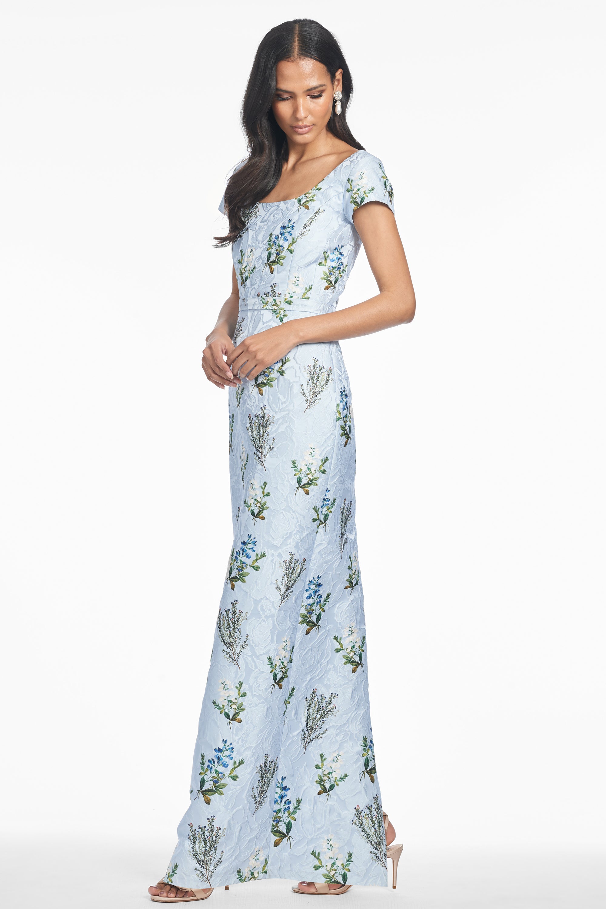 GRACE GOWN - CLOUD BLUE PANICLE