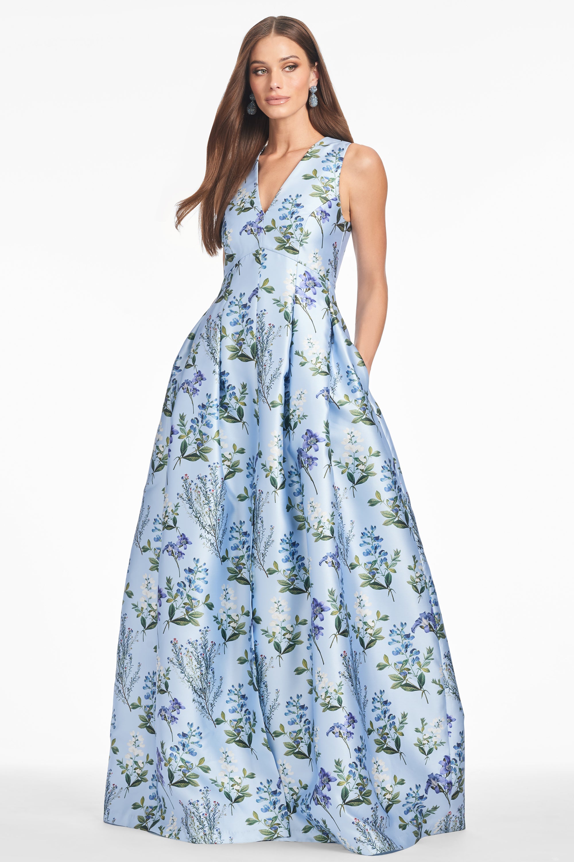 BROOKE GOWN - FREESIA FOREST